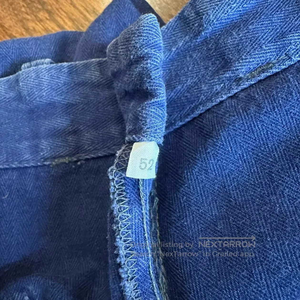 Vintage Vintage French Faded Work Pants. Size US 36 / EU 52 - 4 Thumbnail