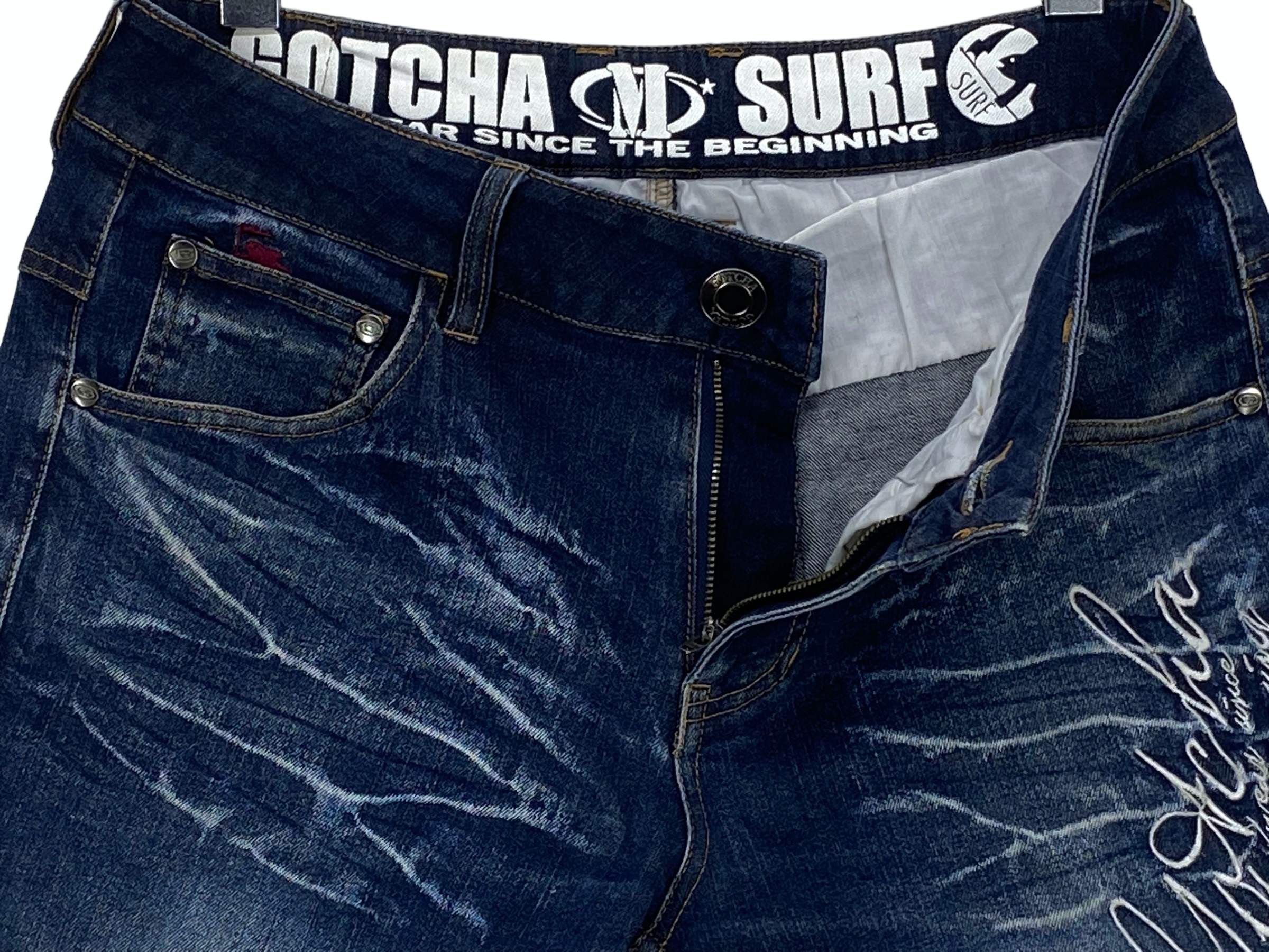 Gotcha × Japanese Brand Gotcha Jeans Gotcha Hip Hop Surf Pants Size US 33 - 9 Thumbnail
