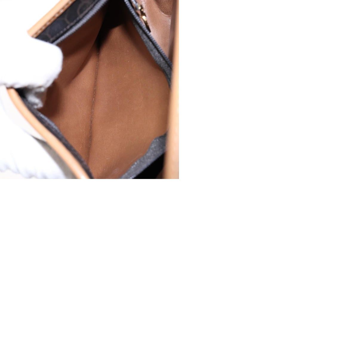 Dior DIOR Honeycomb Canvas Shoulder Bag Pvc Black Gold Size ONE SIZE - 13 Thumbnail