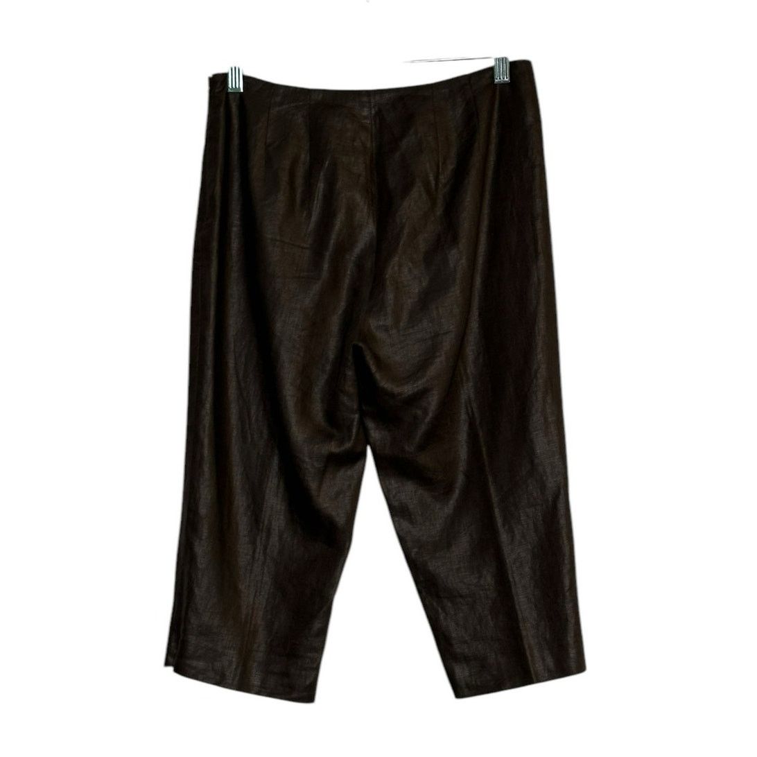 Magaschoni MAGASCHONI brown capri pants size Small Size 28" / US 6 / IT 42 - 8 Thumbnail