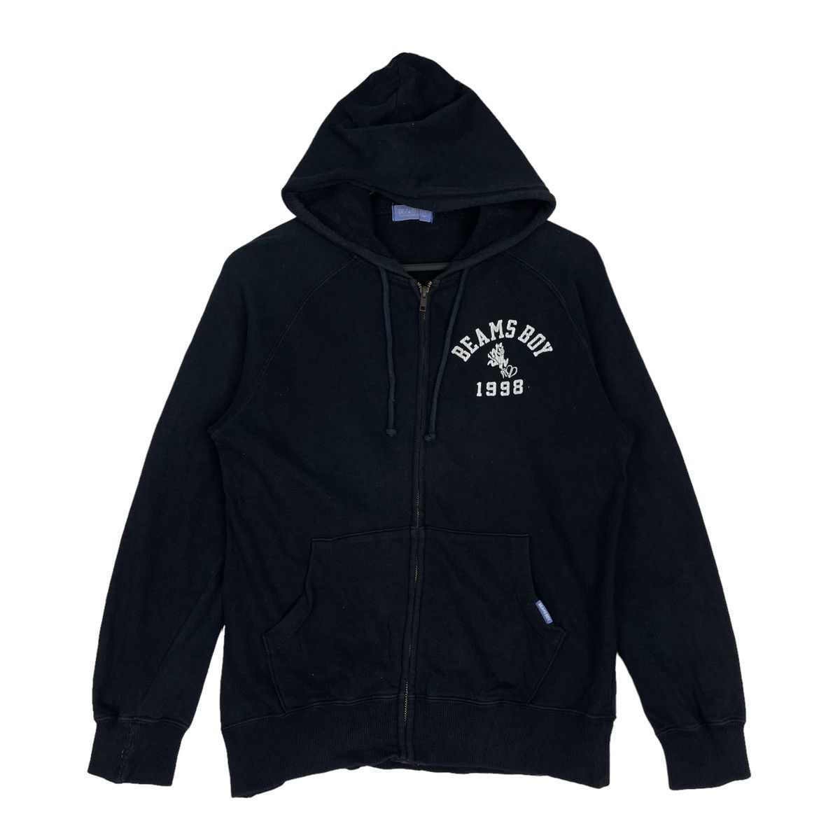 Vintage Vintage Beams Boy Full Zip Hoodie Size S Size US S / EU 44-46 / 1 - 1 Thumbnail