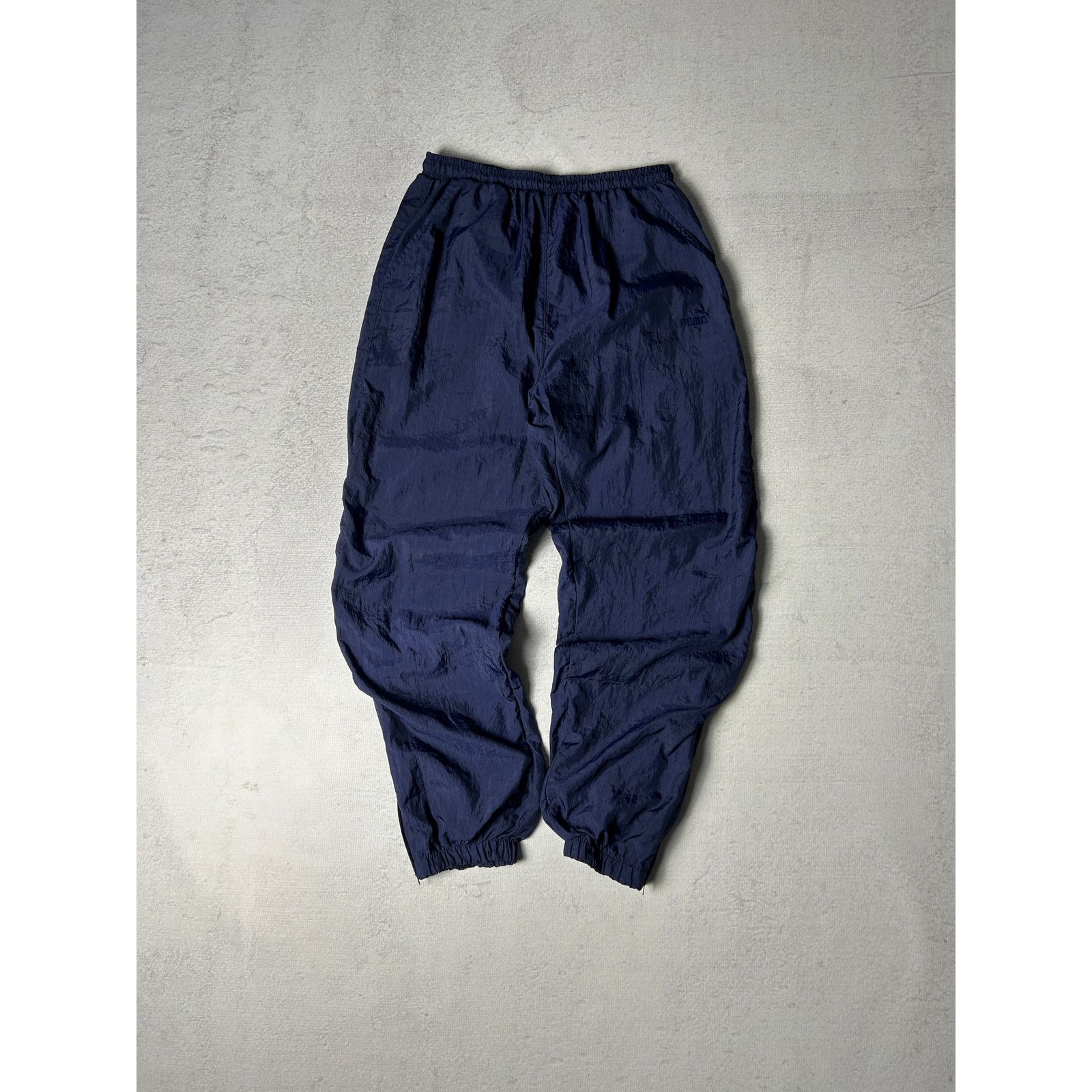 Puma Vintage 90s Puma Blue Track Pants, Menswear - Men's Large Size US 28 / EU 44 - 1 Thumbnail