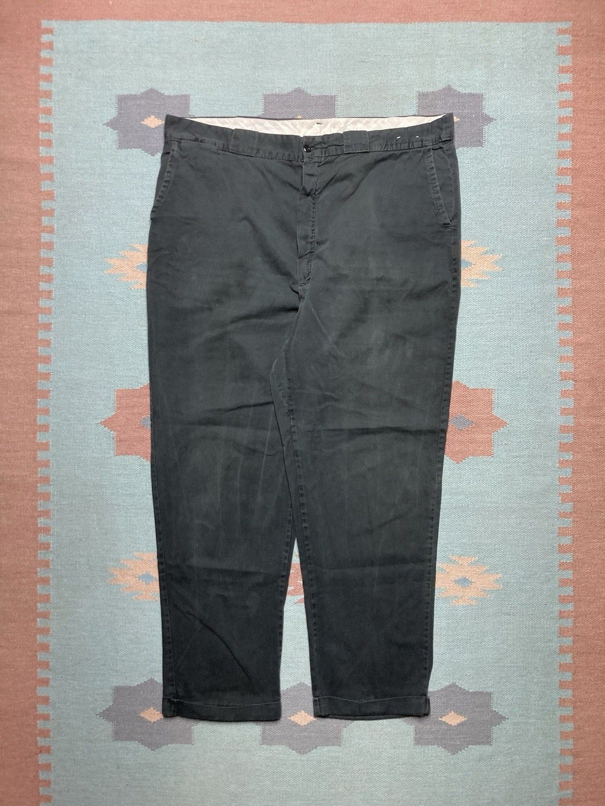 Vintage 1950s chino work pants sail cloth cotton twill work 43x30 Size US 42 / EU 58 - 4 Thumbnail