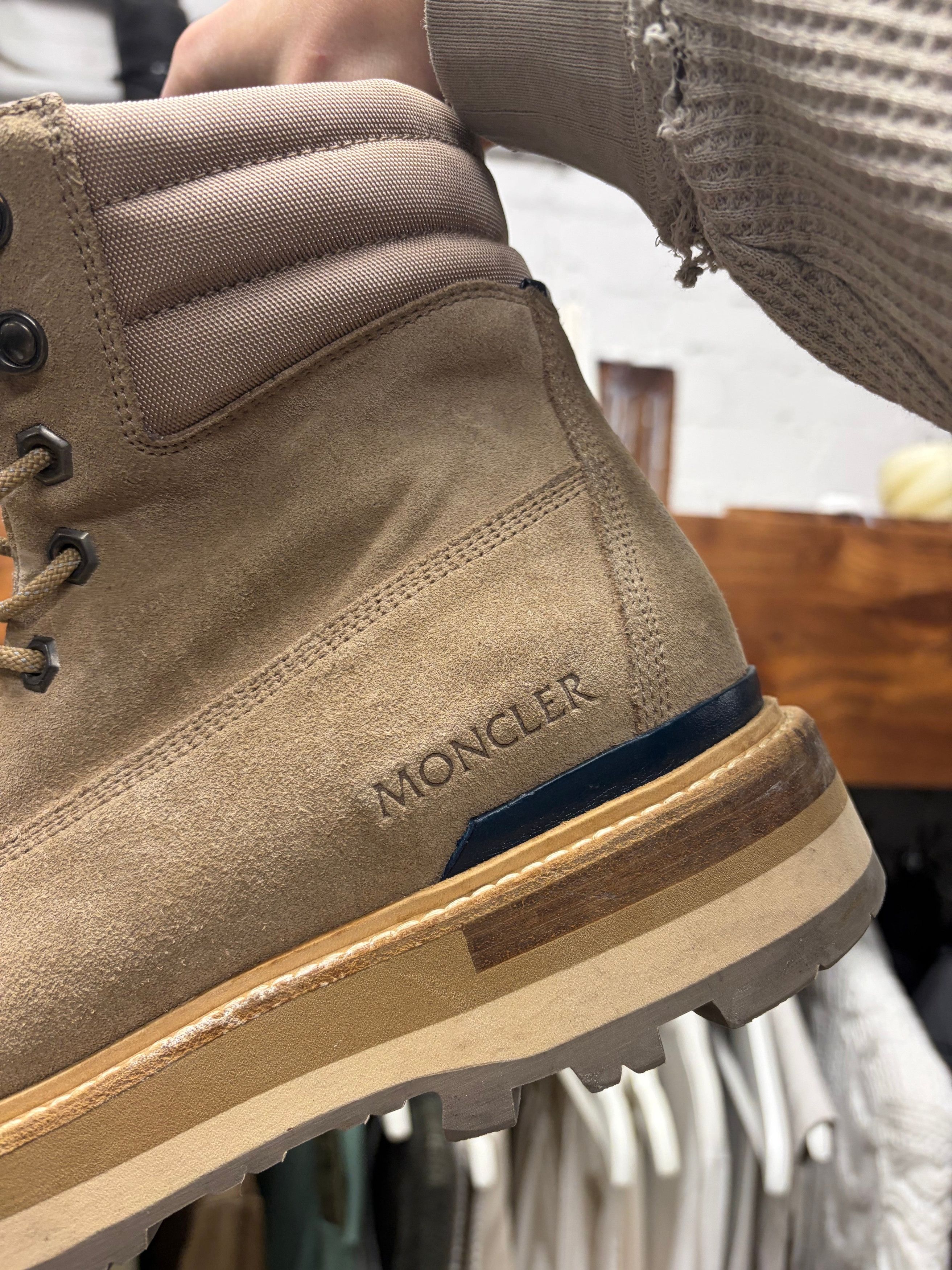 Moncler Moncler ‘Peka’ Brown Suede Hiking Boots Size US 10 / EU 43 - 4 Thumbnail