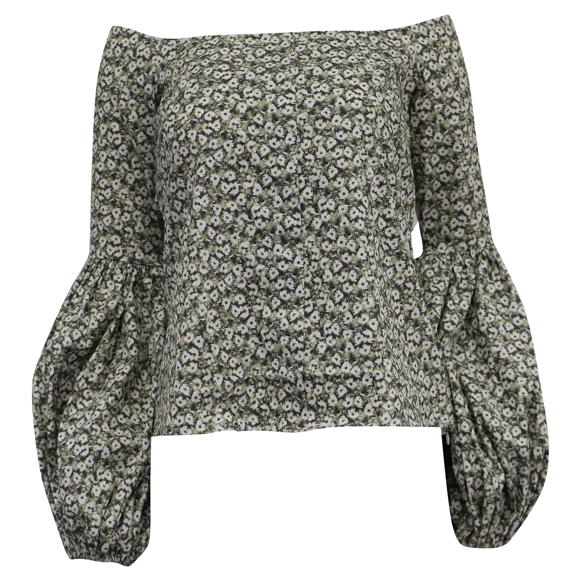 CAROLINE CONSTAS Caroline Constas Off Shoulder Gisele Blouse in Floral print Size XS / US 0-2 / IT 36-38 - 1 Thumbnail