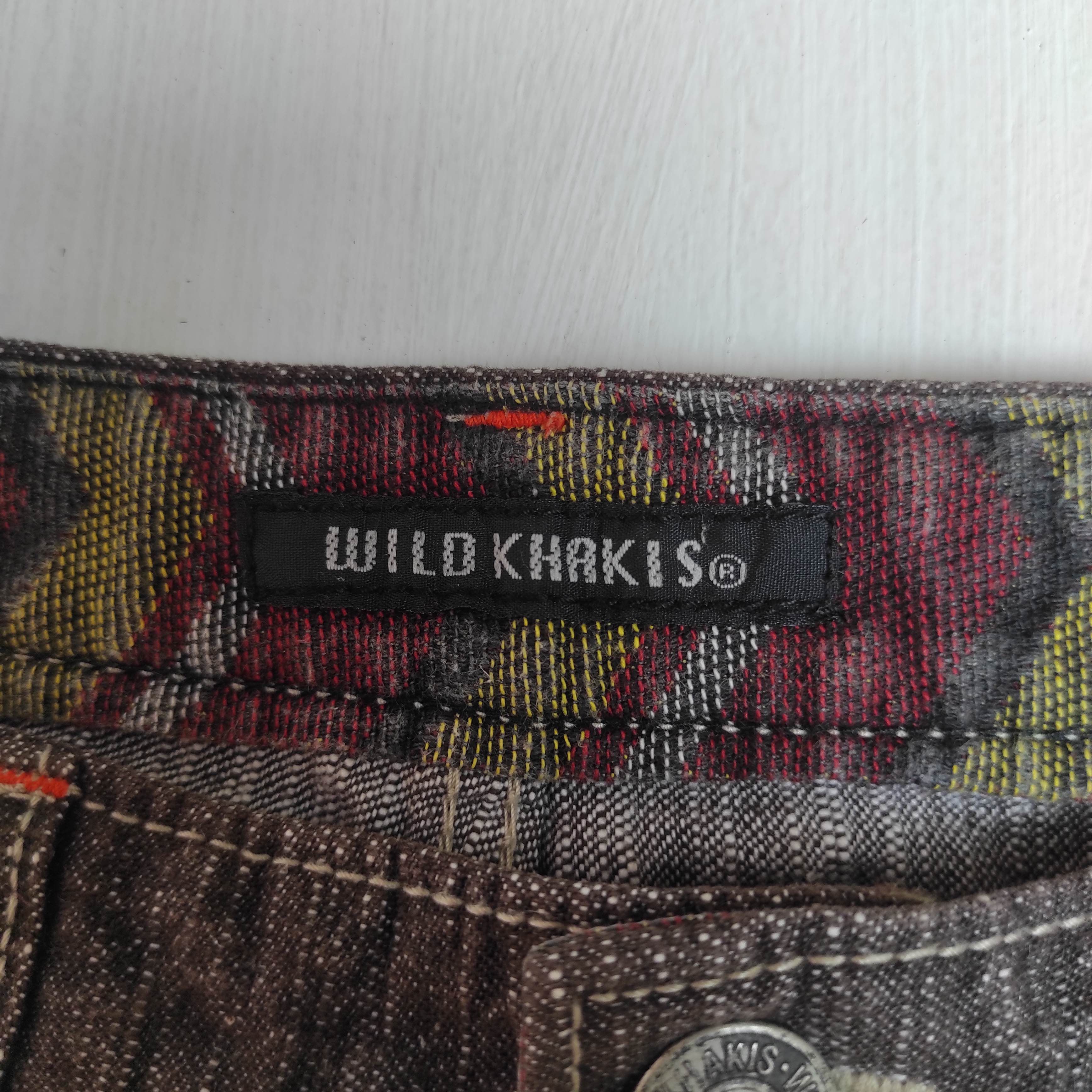 Beauty Beast Japanese Brand Wild Khakis Embroider Hand Stitching Jeans Size US 30 / EU 46 - 8 Thumbnail