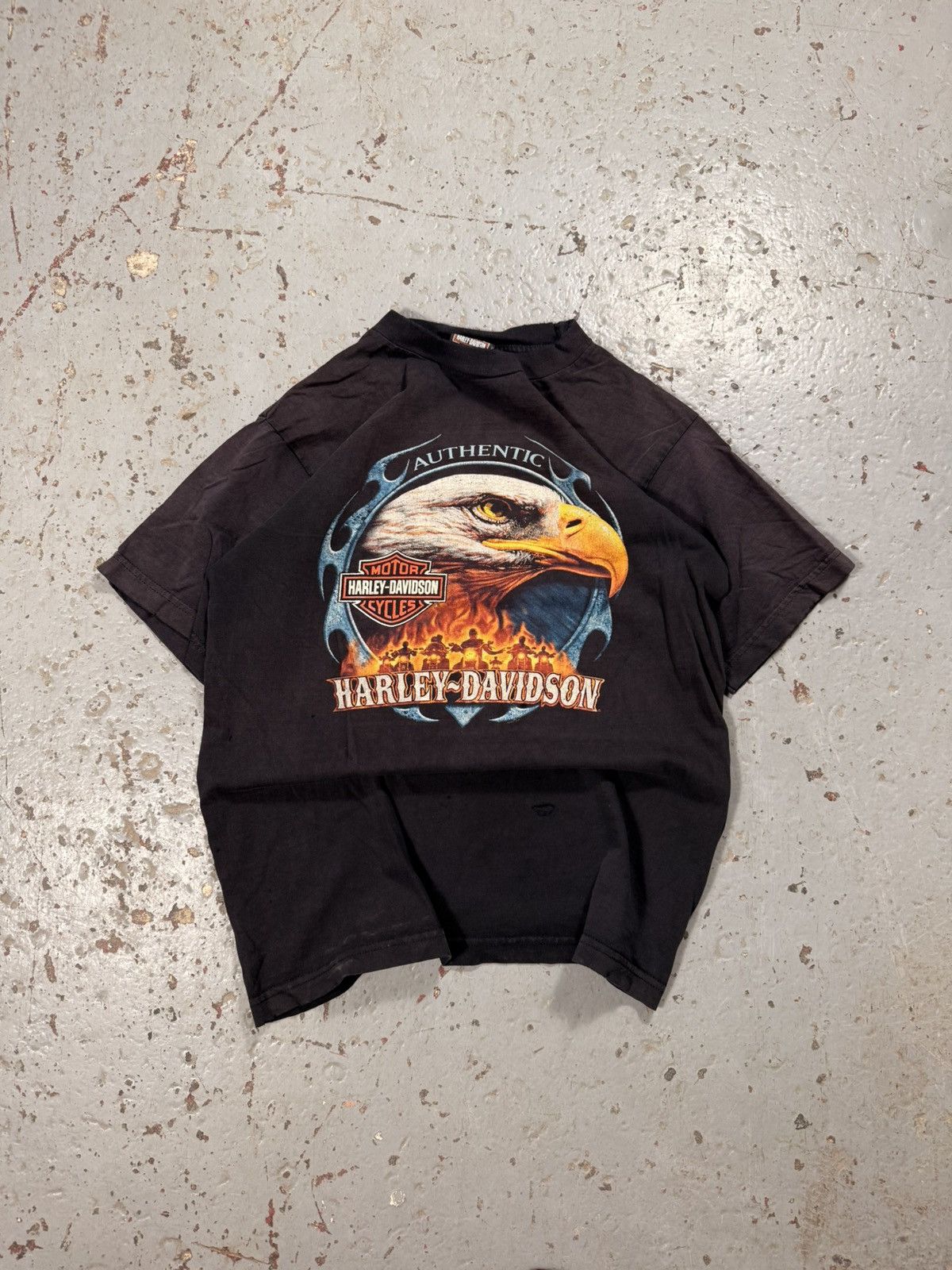 Vintage Vintage Harley Davidson Neo Tribal Tee Size US M / EU 48-50 / 2 - 1 Thumbnail