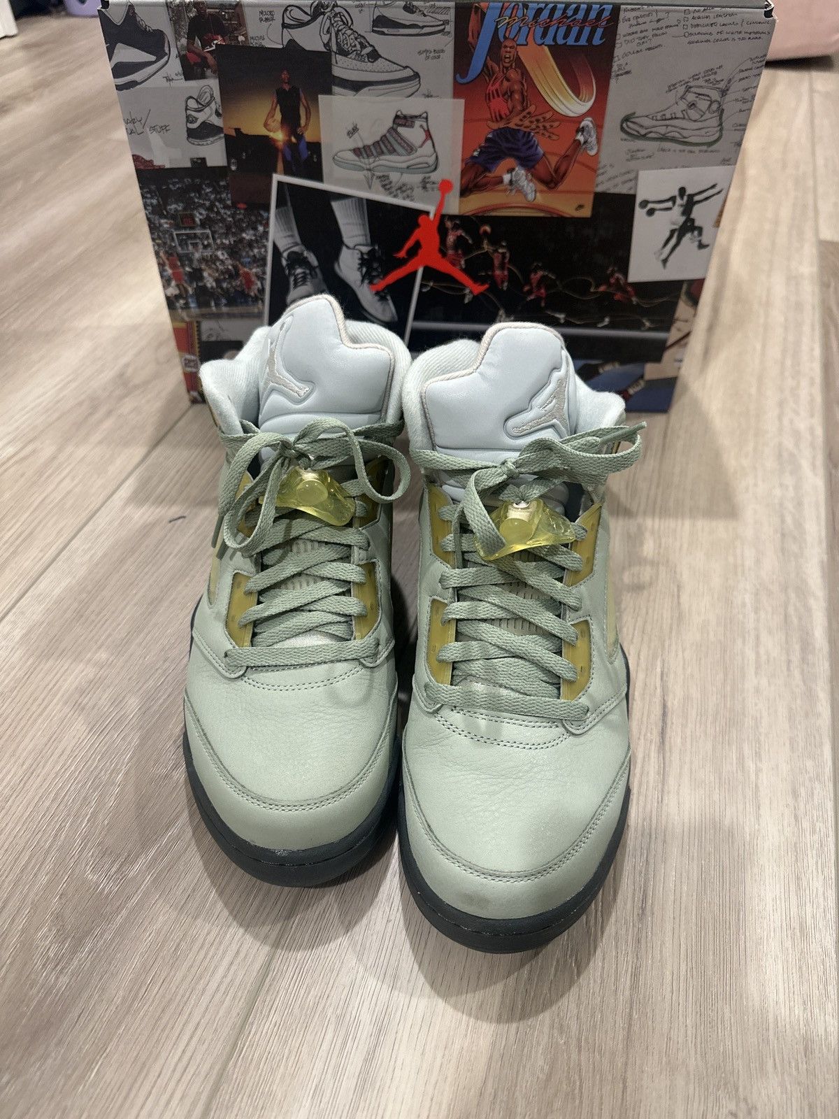 Jordan Brand Jordan 5 Retro Jade Horizon Size US 9.5 / EU 42-43 - 2 Thumbnail