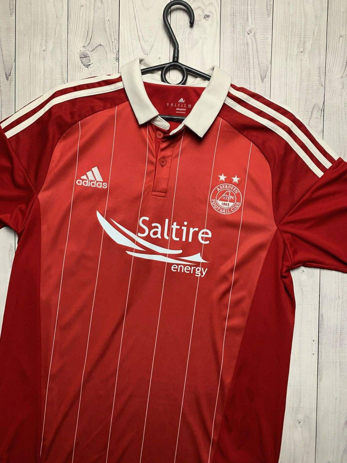 Adidas × Vintage Vintage adidas Aberdeen soccer jersey size M Size US M / EU 48-50 / 2 - 2 Thumbnail
