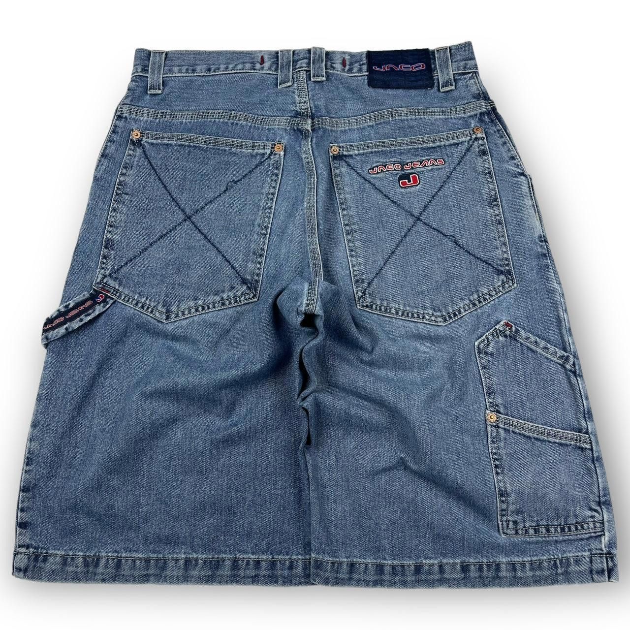 JNCO JNCO Men's Blue Shorts Size US 31 - 1 Thumbnail