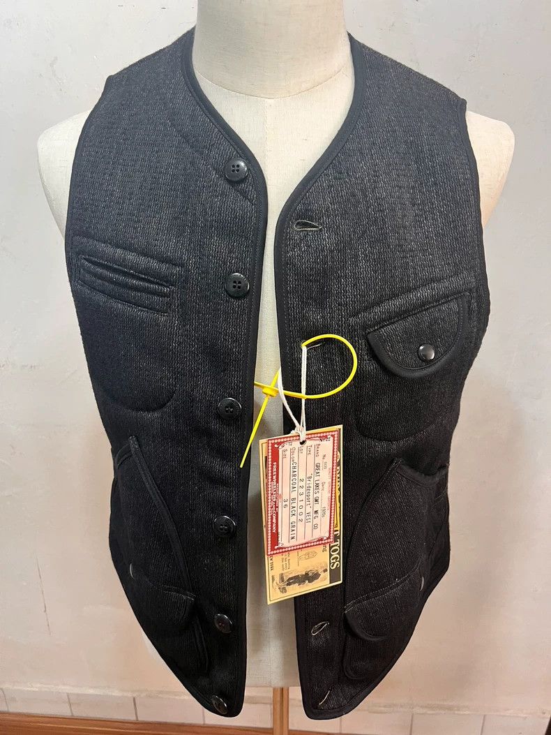 Freewheelers Freewheelers Vest Size 36 Black Color - dmc Size US S / EU 44-46 / 1 - 1 Thumbnail