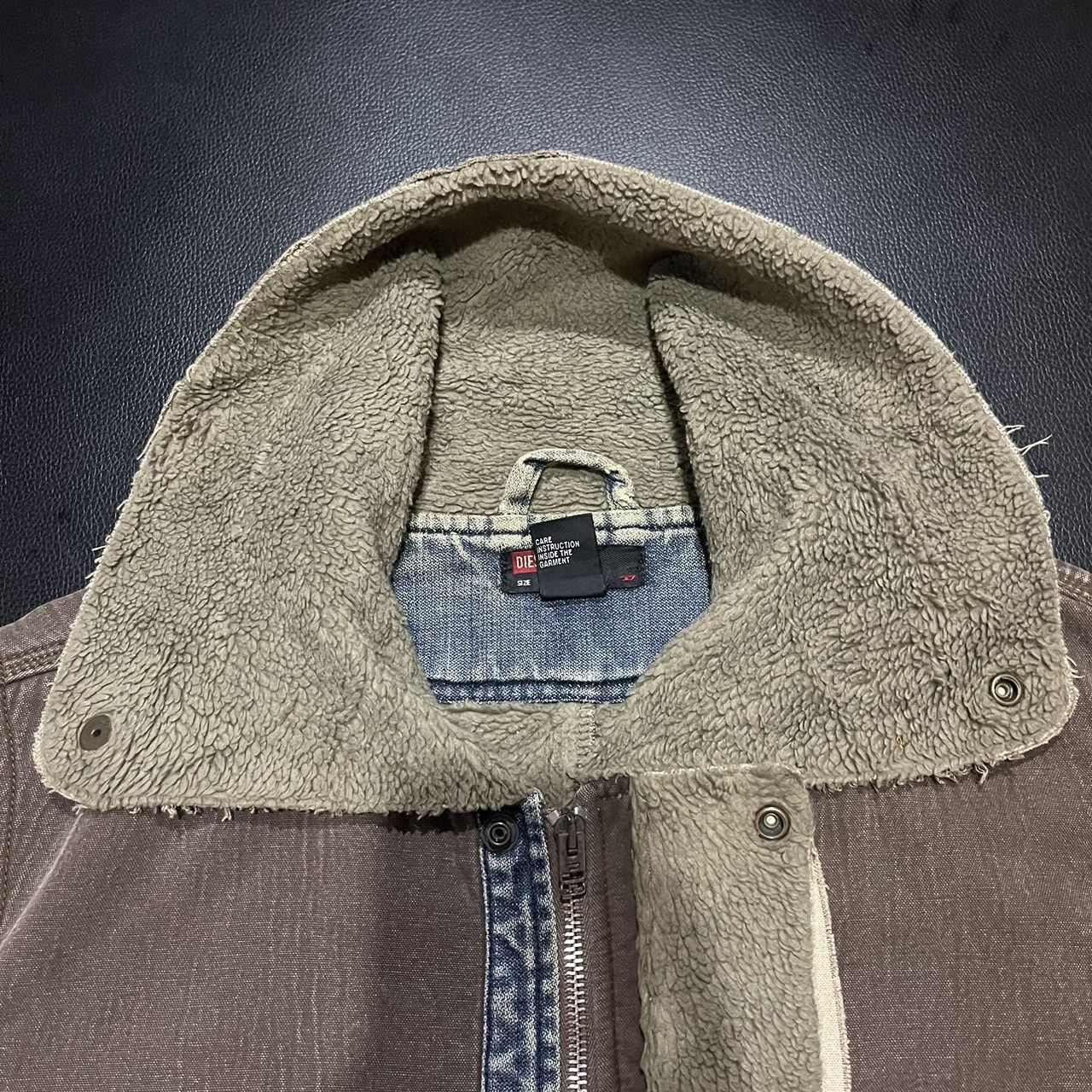 Diesel × Vintage Vintage diesel sicherheitsbekleidung faded distressed jacket Size US S / EU 44-46 / 1 - 4 Thumbnail