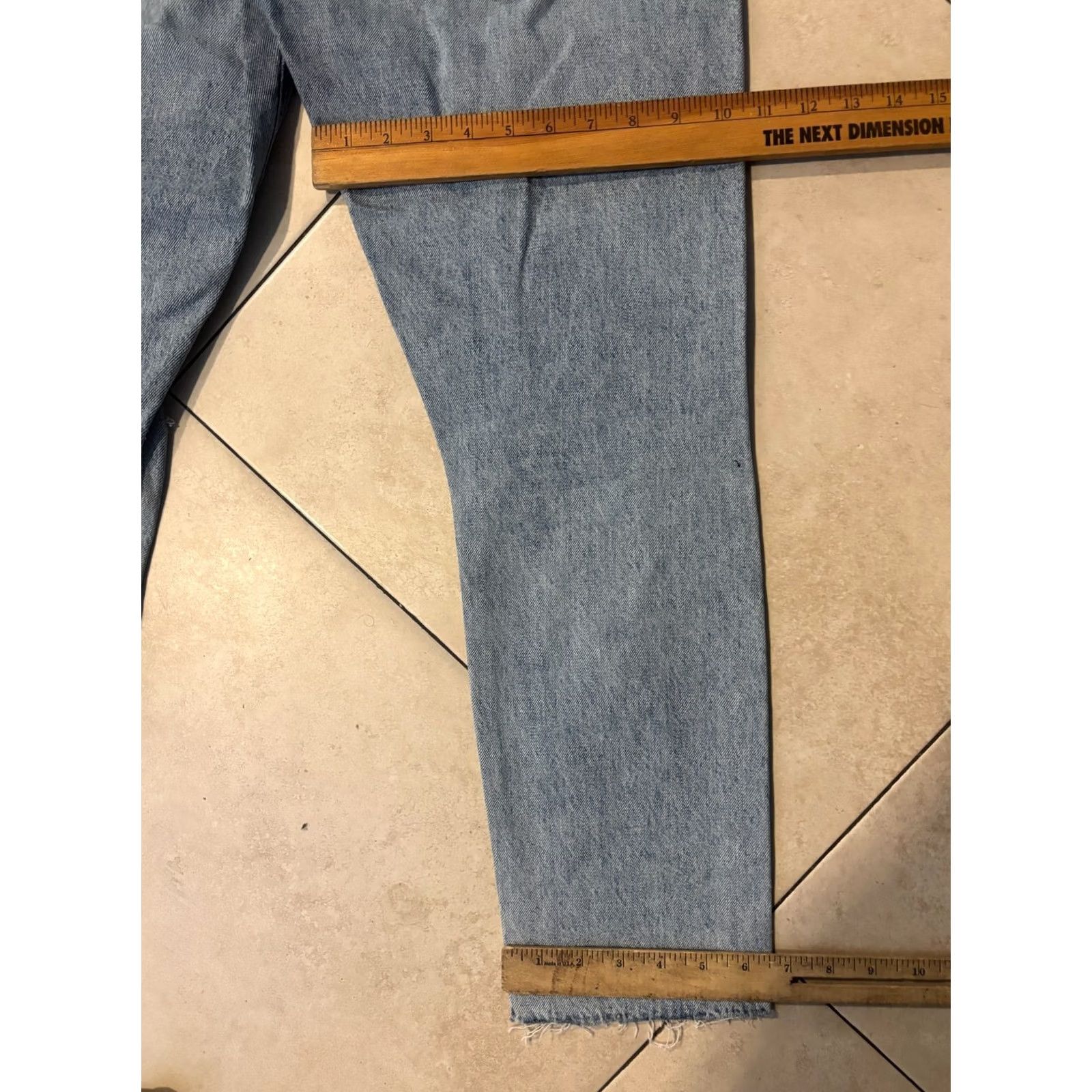 Agolde Agolde Womens Jamie Jeans Size 29 Blue Denim Destroyed High Rise Ankle Shakedown 90s Bohemian City Size 29" - 8 Thumbnail