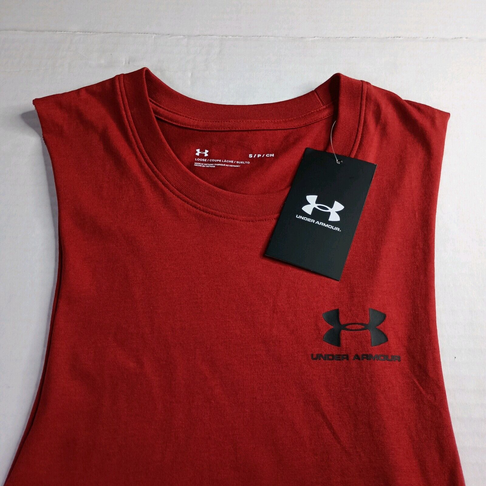 Under Armour Under Armour Tank Top Men's S Small Rust Brown Cut Off Loose Size US S / EU 44-46 / 1 - 2 Thumbnail