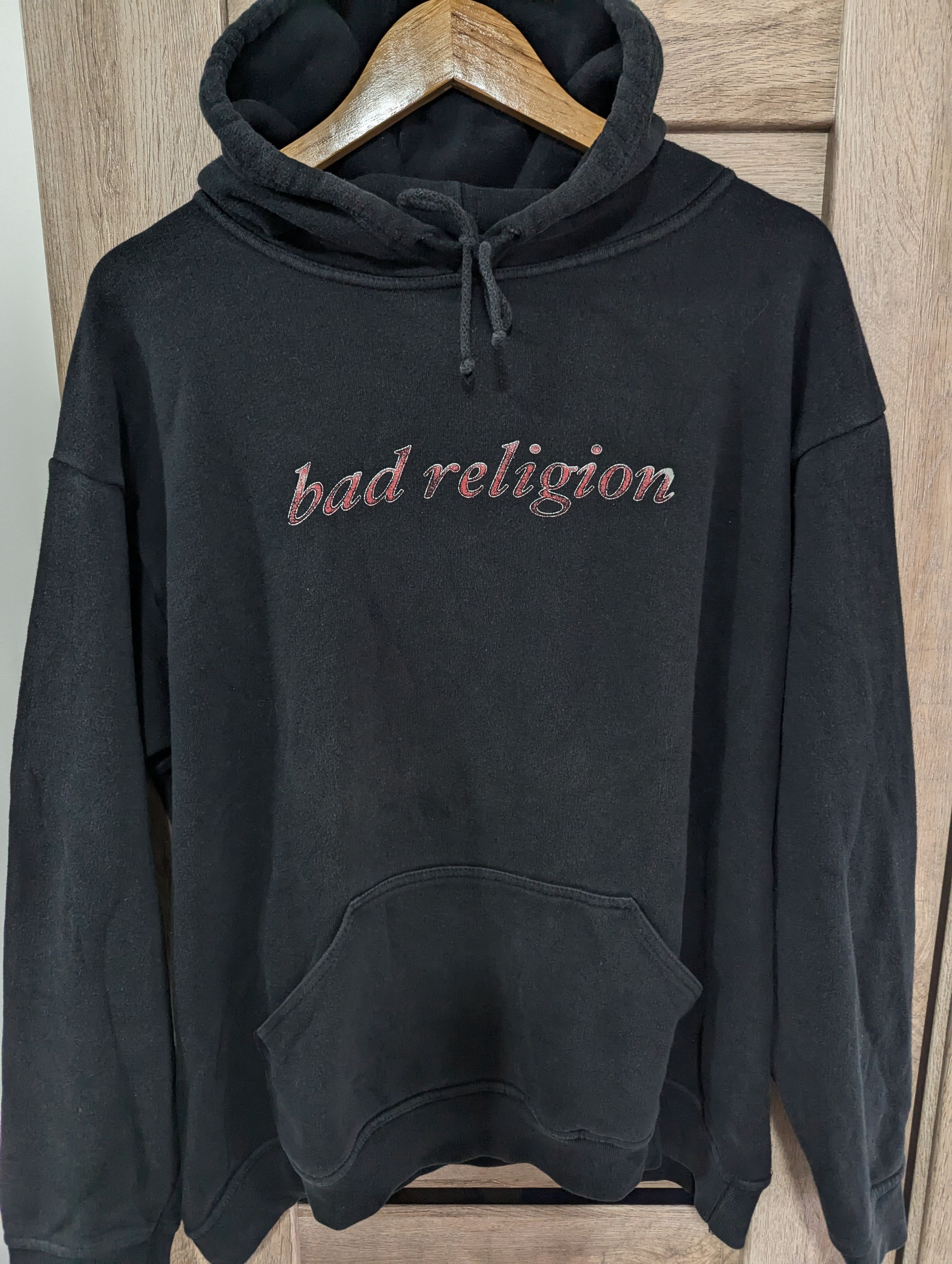 Band Tees Bad Religion Vintage Black Distressed Hoodie Size US XL / EU 56 / 4 - 3 Thumbnail