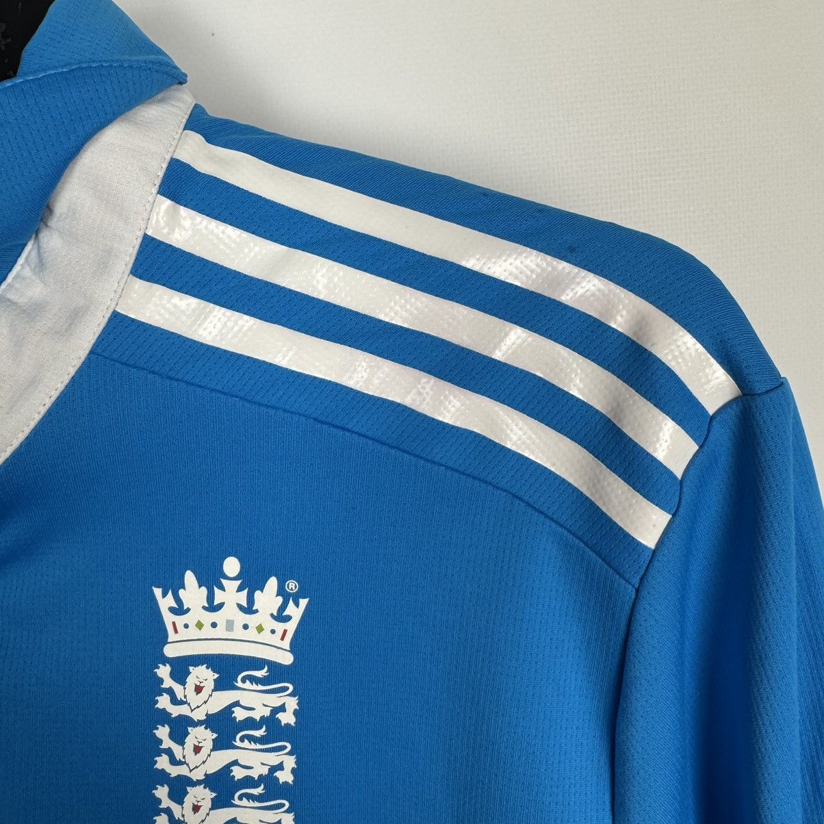 Adidas ENGLAND 2014 2015 CRICKET JERSEY ADIDAS SHIRT LONG SLEEVE Size US L / EU 52-54 / 3 - 8 Thumbnail