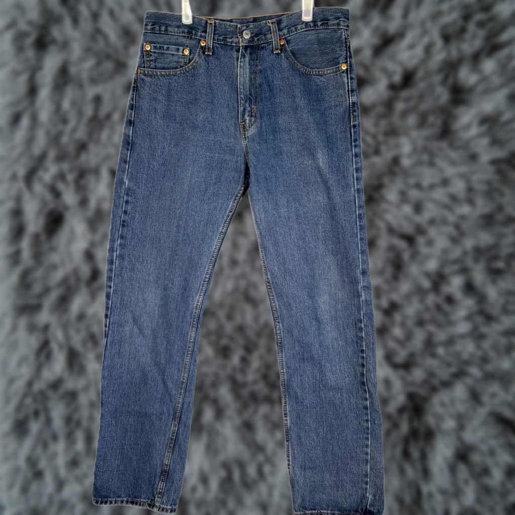 Levi's Levi’s 505 Men’s Jeans 32x34 Blue Denim Stretch Mid-Rise Straight Leg Jeans Shirt? Size US 32 / EU 48 - 1 Thumbnail