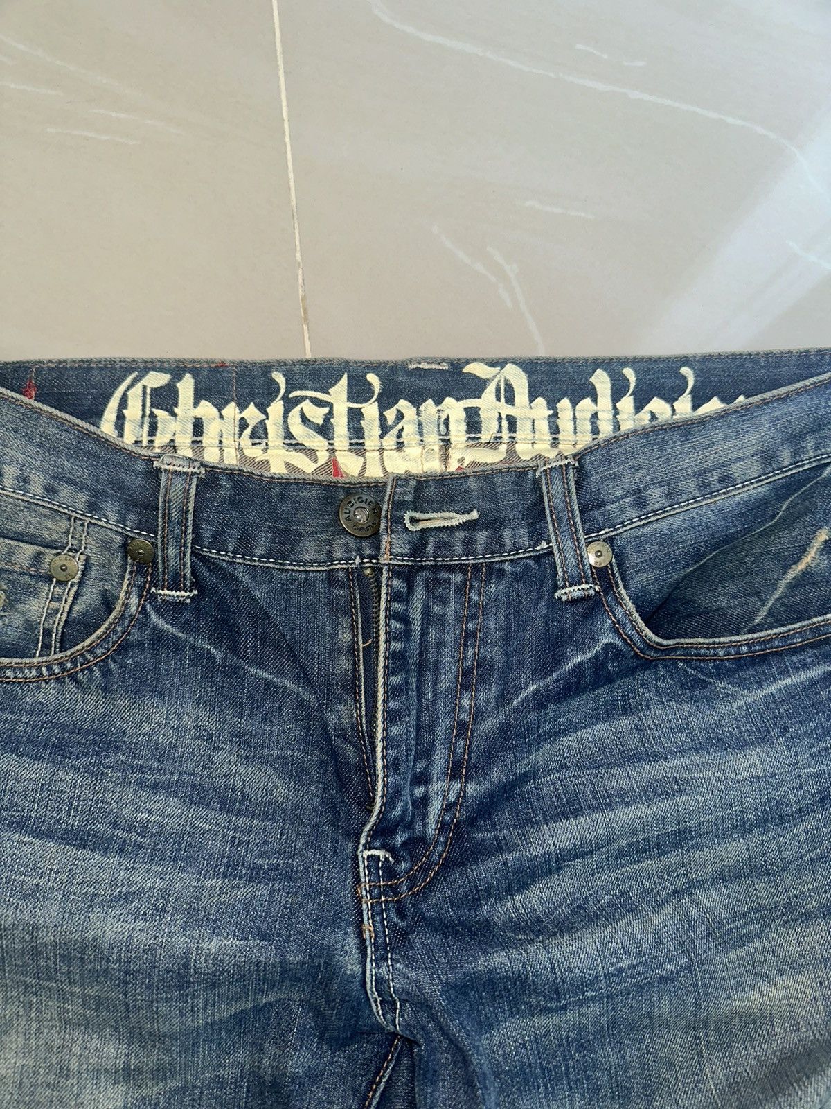 Christian Audigier × Japanese Brand × Vintage Christian Audigier vintage jean Size US 34 / EU 50 - 5 Thumbnail