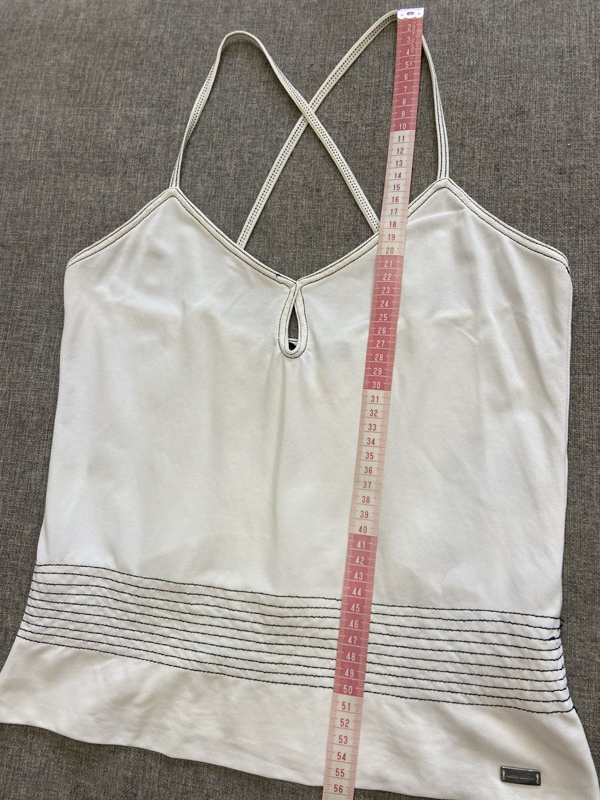 Other Marina Yachting White Strappy Tank Top – S – Nautical Summer Size S / US 4 / IT 40 - 9 Thumbnail