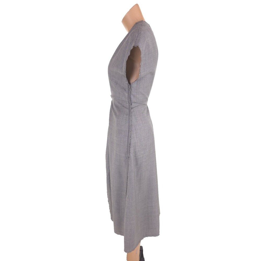 Loewe Loewe Draped Dress Size 32 XXS 00 Gray Wool $1850 Size XXS / US 00 / IT 34 - 8 Thumbnail