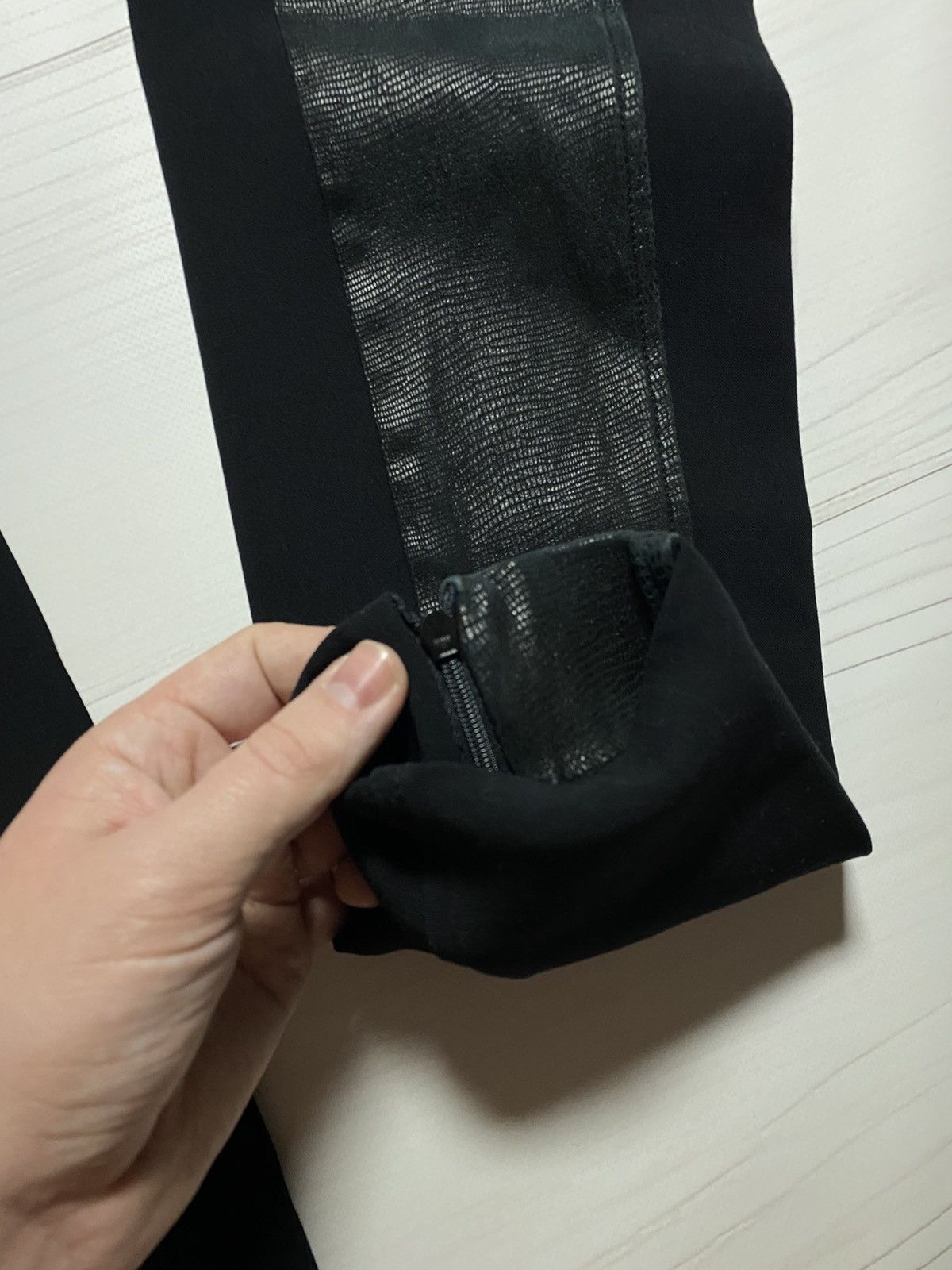 Polo Ralph Lauren × Vintage Vintage Ralph Lauren lamb genuine leather y2k pants Size 28" / US 6 / IT 42 - 15 Thumbnail