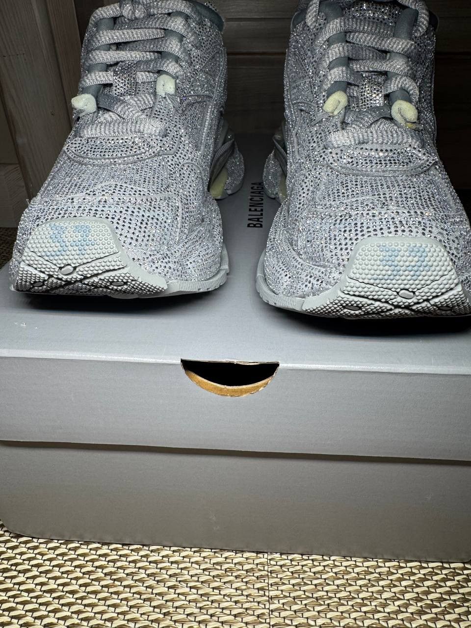 Balenciaga Balenciaga Rhinestone Runner Size US 7 / IT 37 - 4 Thumbnail
