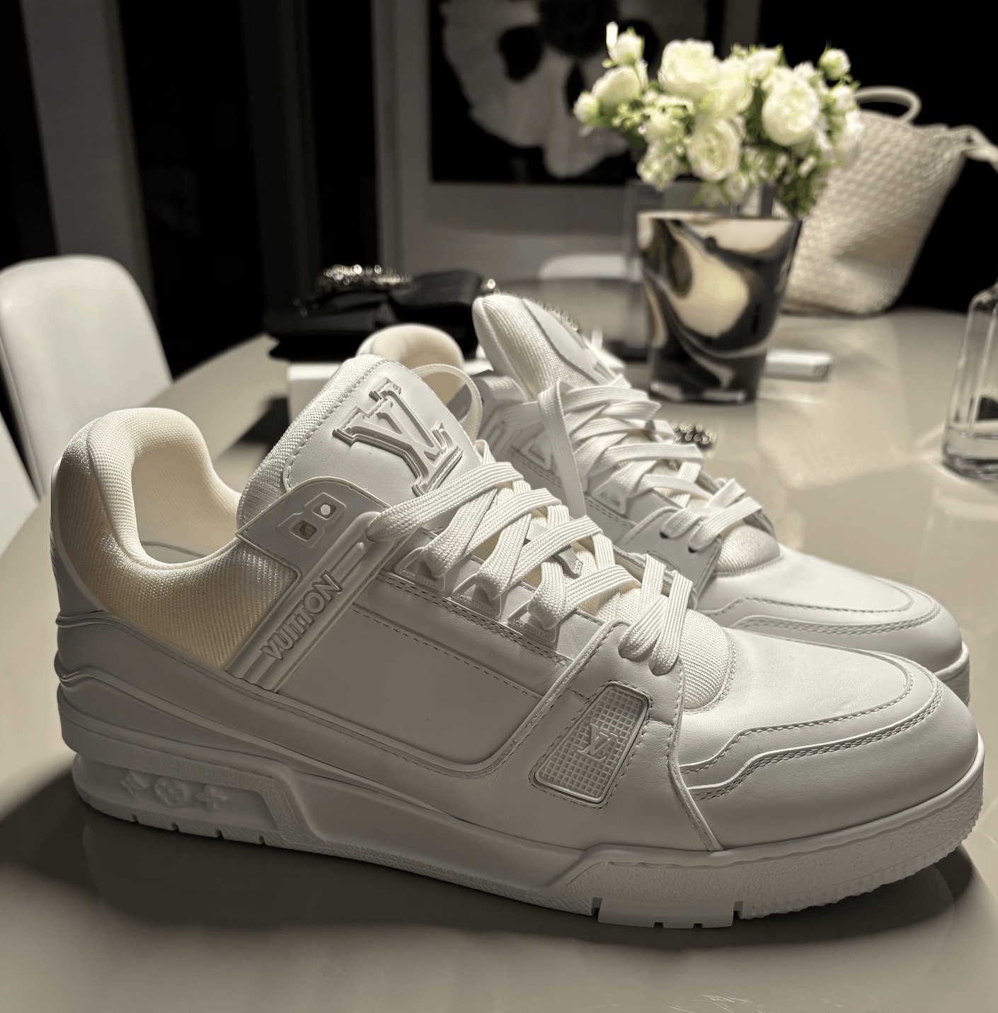 Louis Vuitton Louis Vuitton LV Trainer Sneaker White | Grailed