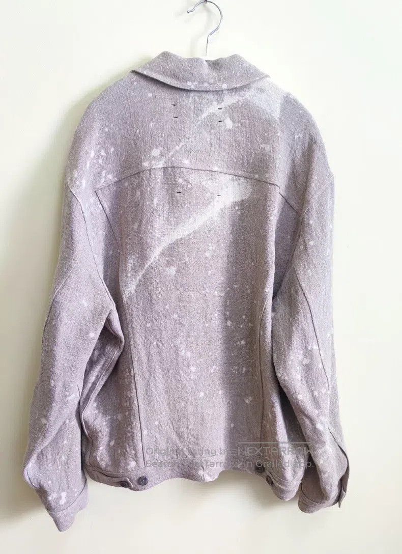 Song For The Mute Song For The Mute Coarse Linen Splatter Craftsman Jacket Size US M / EU 48-50 / 2 - 2 Thumbnail