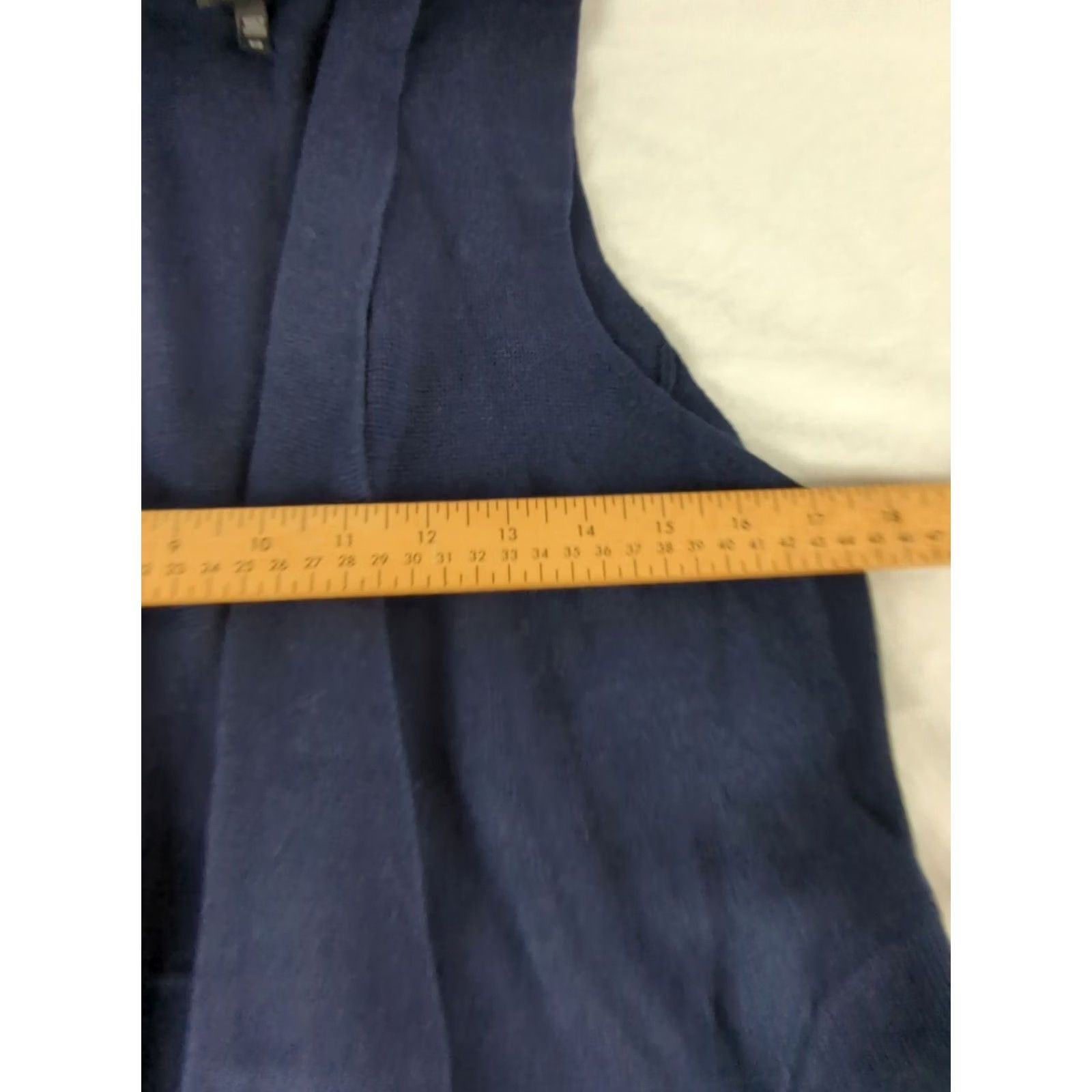 Eileen Fisher EILEEN FISHER Vest Women Small Navy Open Sleeveless Silk Cotton Blend Classic Stylish Open Neckline Knit Confident Casual Business Travel Size S / US 4 / IT 40 - 5 Thumbnail