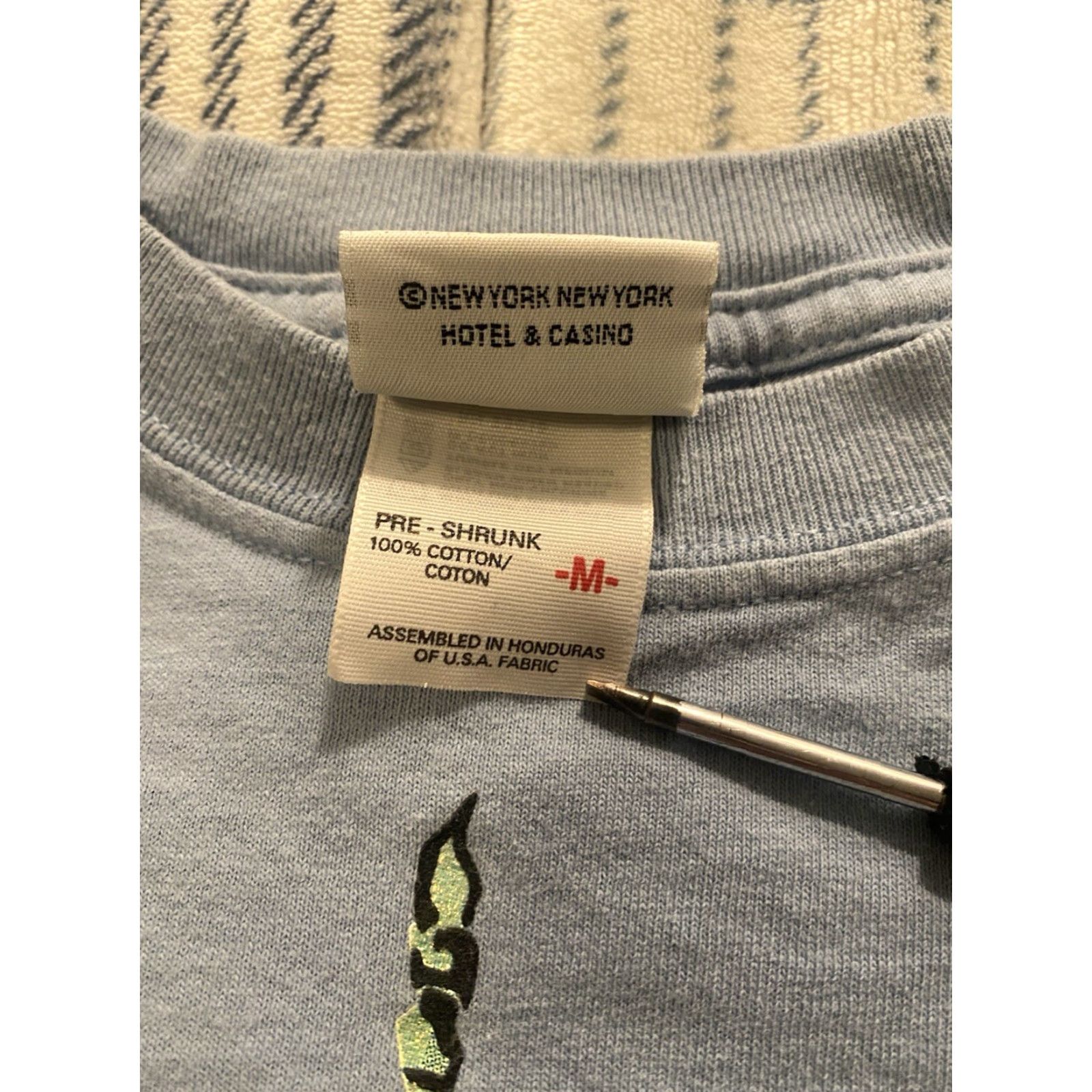 Vintage VINTAGE New York New York Hotel & Casino Las Vegas T Shirt Blue Medium Men's Short Sleeve Crew Neck Graphic Print City USA Size US M / EU 48-50 / 2 - 6 Thumbnail