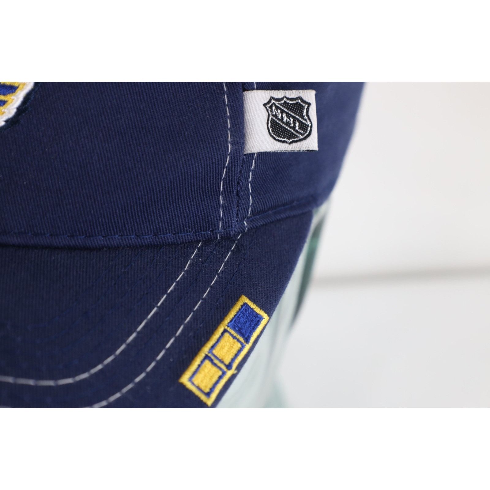 Vintage Vintage CCM Hockey Spell Out St Louis Blues Visor Hat Cap Size ONE SIZE - 3 Thumbnail