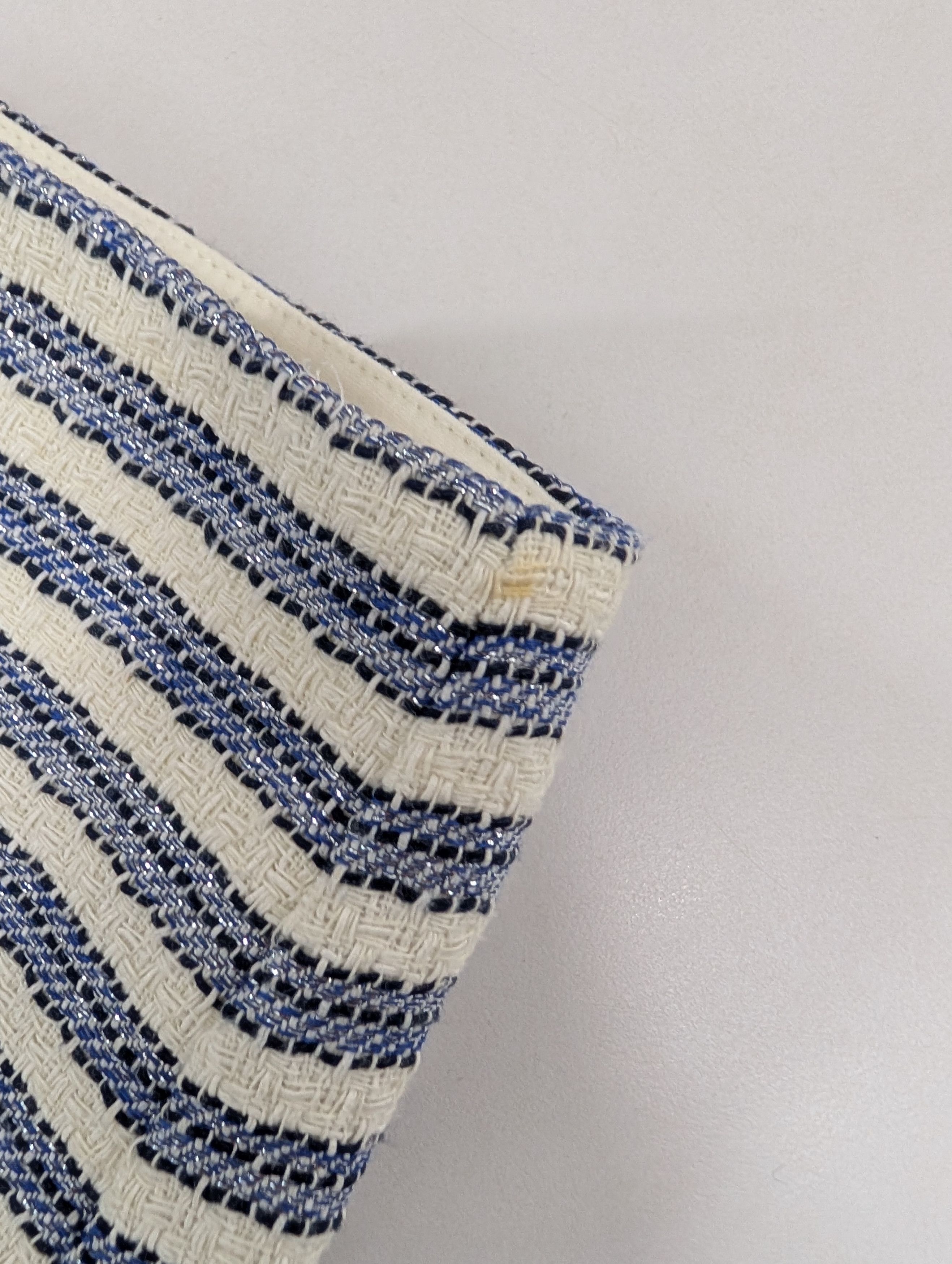 Veronica Beard Veronica Beard Blue And Beige Striped Skirt Size 26" / US 2 / IT 38 - 8 Thumbnail