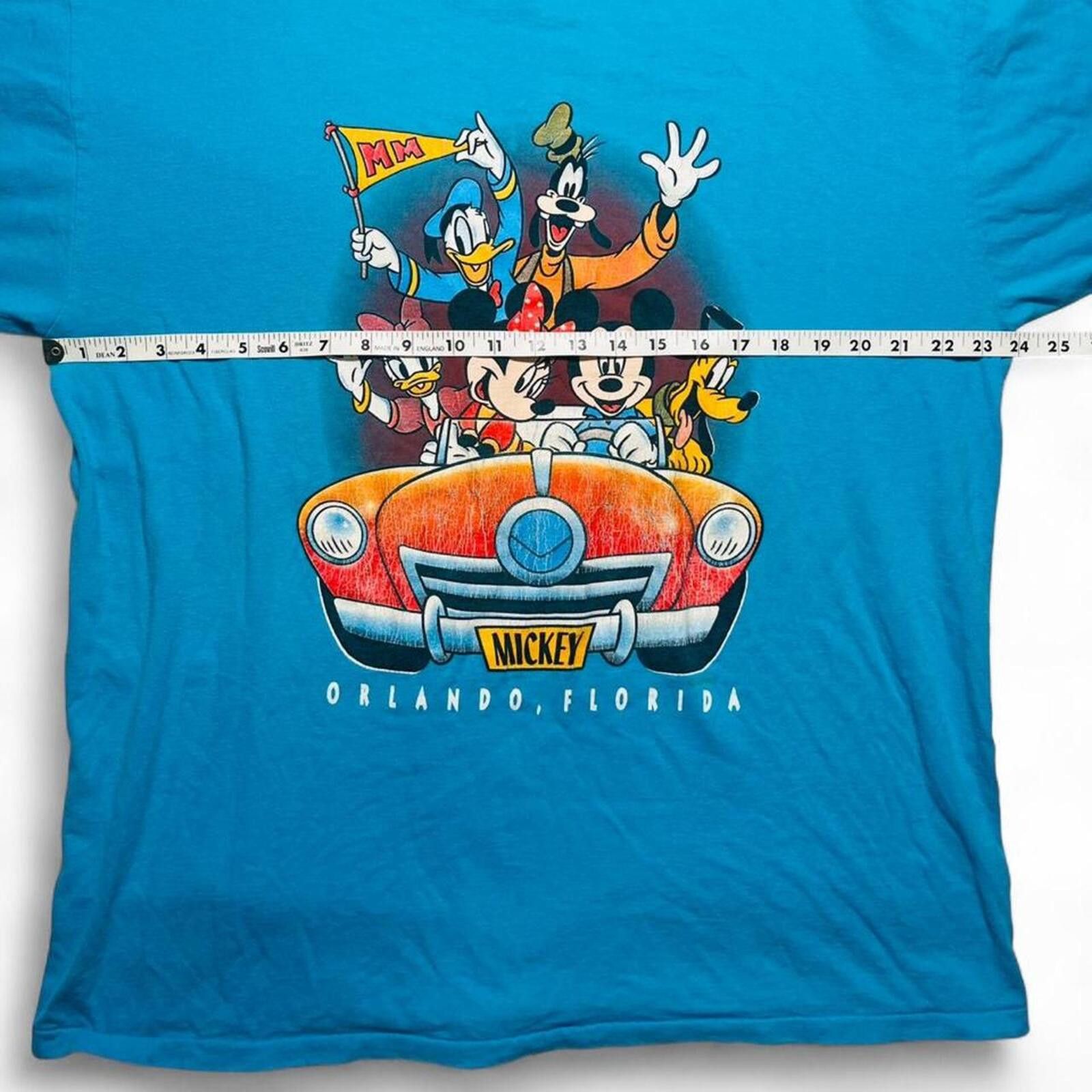Mickey Unlimited Vintage Mickey Unlimited Disney Gang Graphic T-Shirt Blue XL Size US XL / EU 56 / 4 - 3 Thumbnail