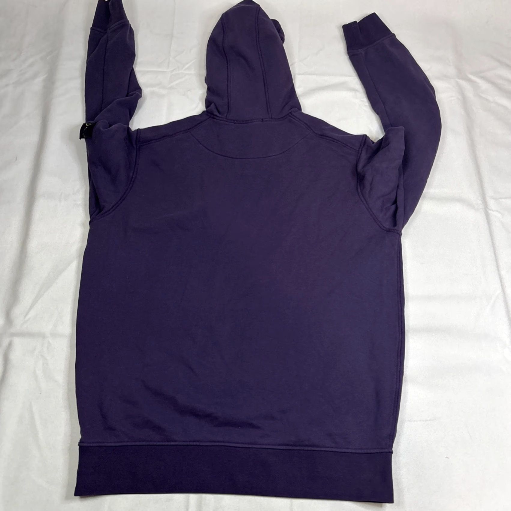Stone Island Stone Island Pullover Hoodie Sweatshirt Sweatshirt Size XL Purple Hoodie Pocket Stain on chest Mens Size US XL / EU 56 / 4 - 6 Thumbnail