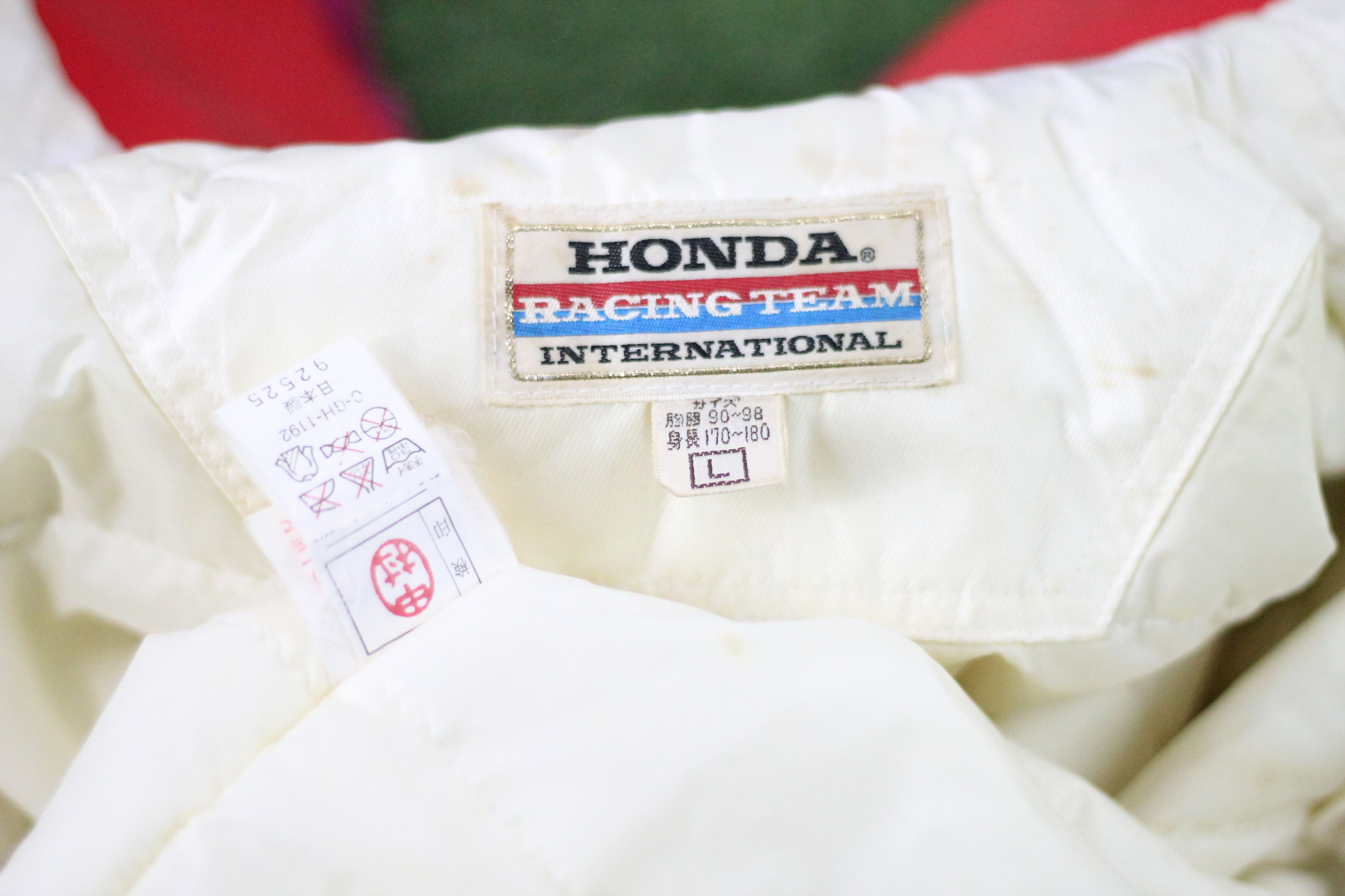 Honda × Vintage RARE! Vintage HONDA INTERNATIONAL RACING TEAM Jacket. Size US L / EU 52-54 / 3 - 14 Thumbnail