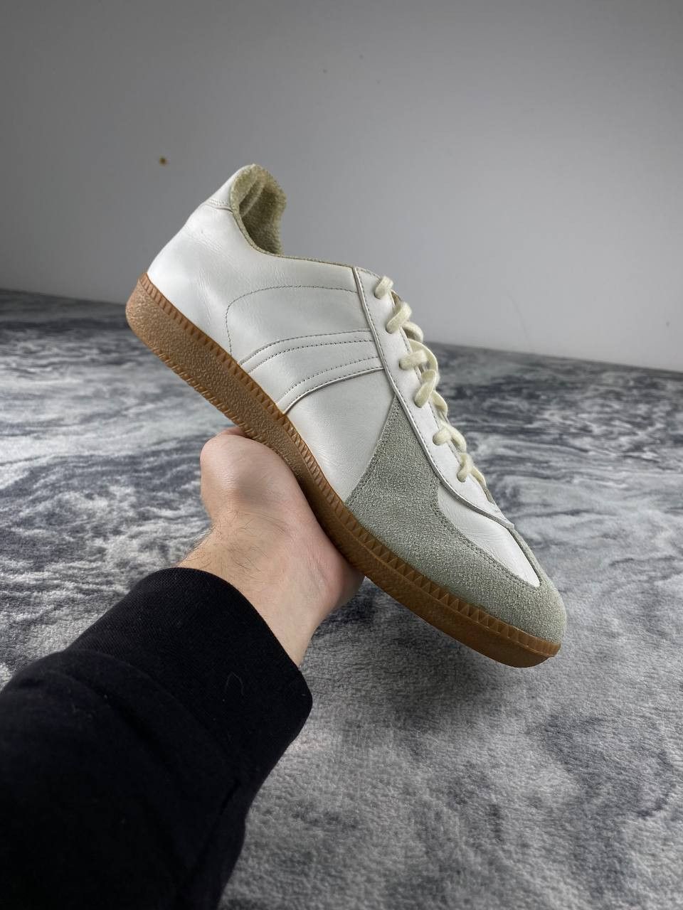 Vintage GAT BW Sport Army Trainer Bundeswehr Shoes Leather Sneakers Size US 9.5 / EU 42-43 - 13 Thumbnail