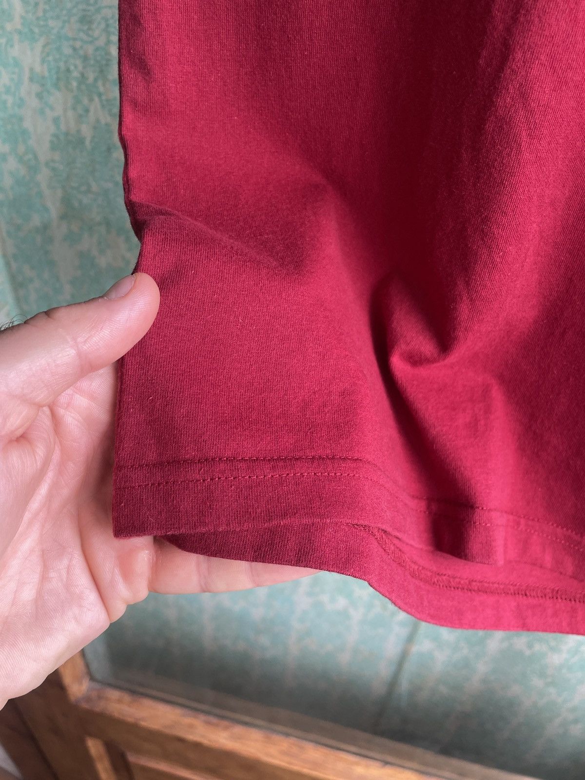 Balenciaga Balenciaga BB Chest Logo Women’s Red Tee T Shirt XS Size XS / US 0-2 / IT 36-38 - 9 Thumbnail