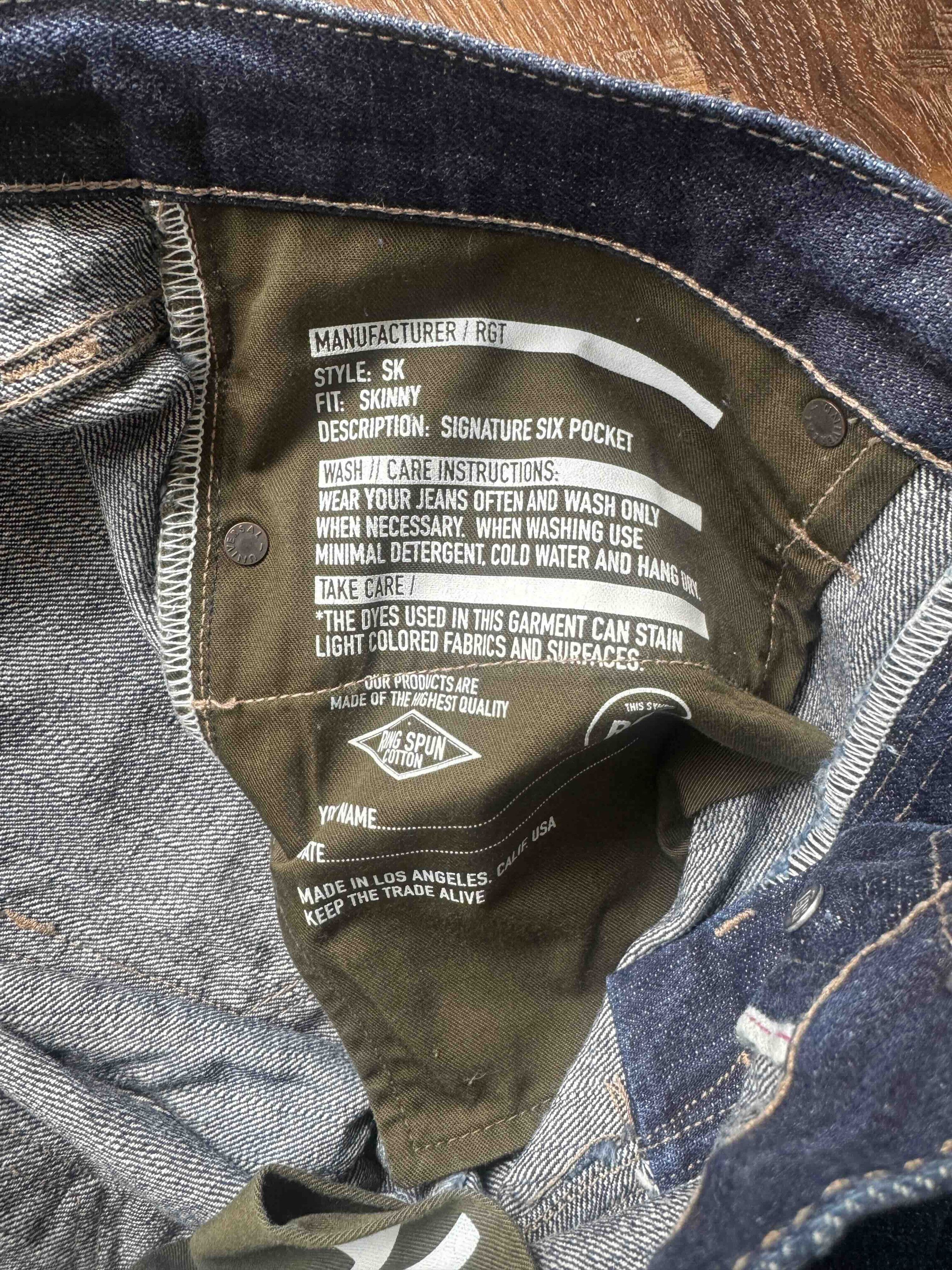 Rogue Territory Rouge Territory/RGT SK Indigo Slim Japanese Selvedge Denim Size US 32 / EU 48 - 5 Thumbnail