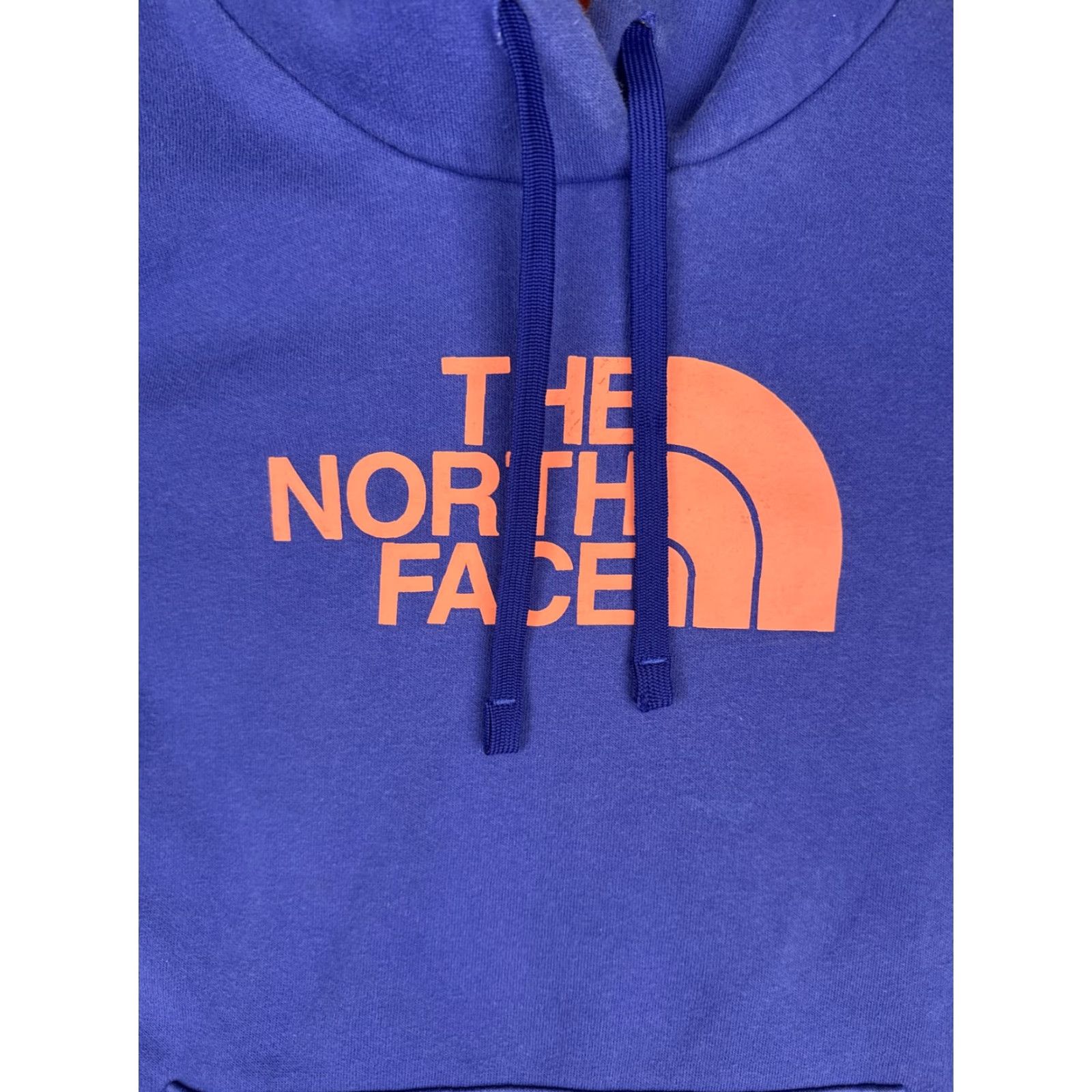 The North Face The North Face Womens Large Blue Logo Pullover Hoodie Kangaroo Fleece Sweatshirt Size L / US 10 / IT 46 - 6 Thumbnail
