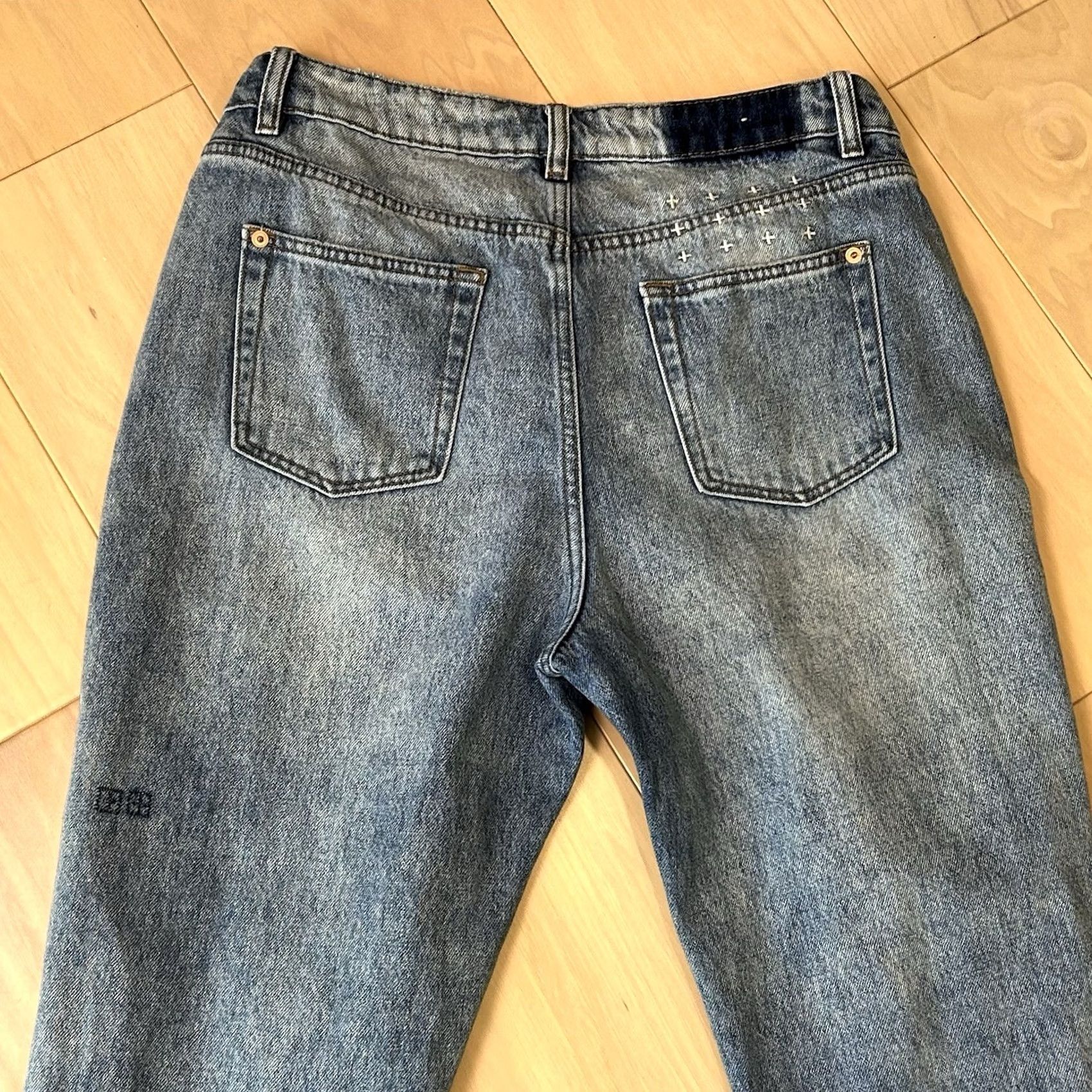 Ksubi Ksubi Nine O Lifetime Panel High-Waisted Blue Jeans Womens 30 Size 30" / US 8 / IT 44 - 4 Thumbnail