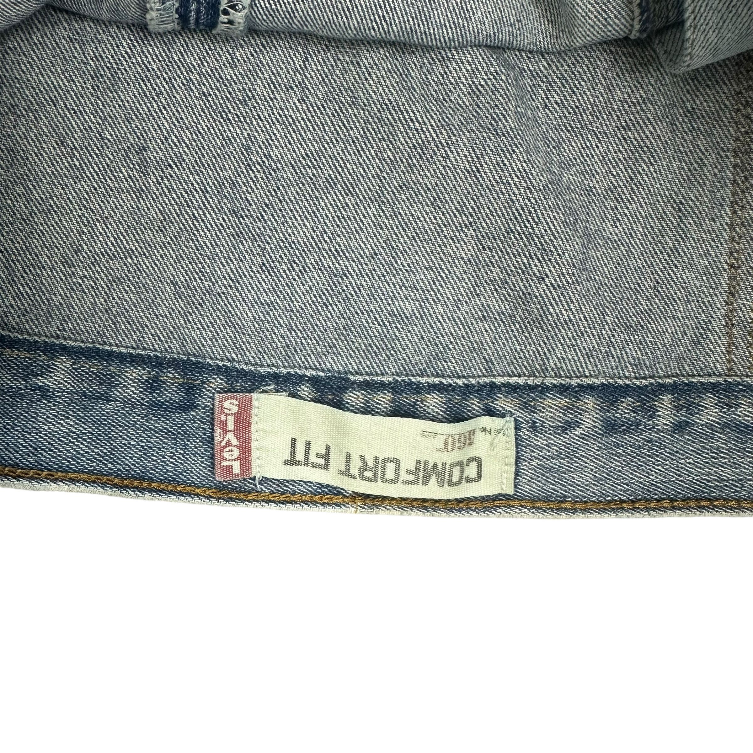 Other CUSTOM PATCH WORK ALL LEVIS DENIM JACKET #8670-019 Size US L / EU 52-54 / 3 - 7 Thumbnail