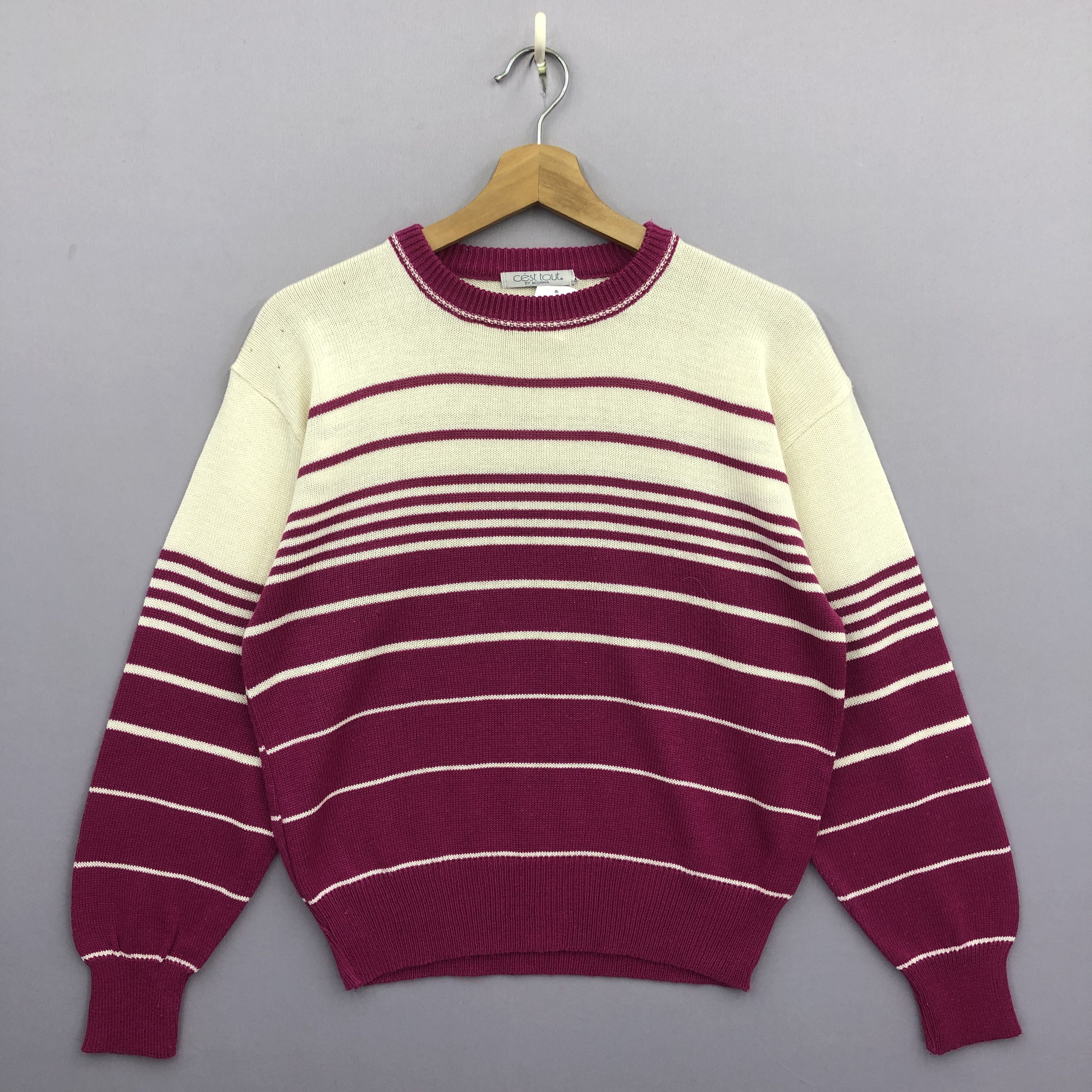 Vintage Japanese Knitwear Sweater Color Sweatshirt Jumper