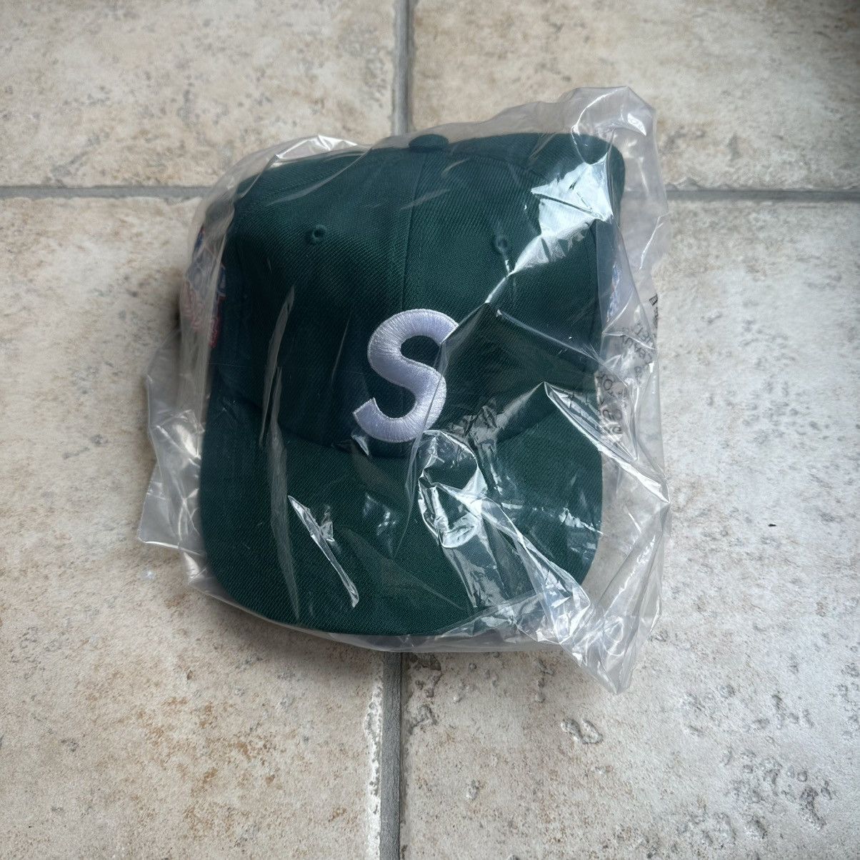 Supreme Supreme Cordura Denim S Logo 6-Panel Hat Green SS26 | Grailed