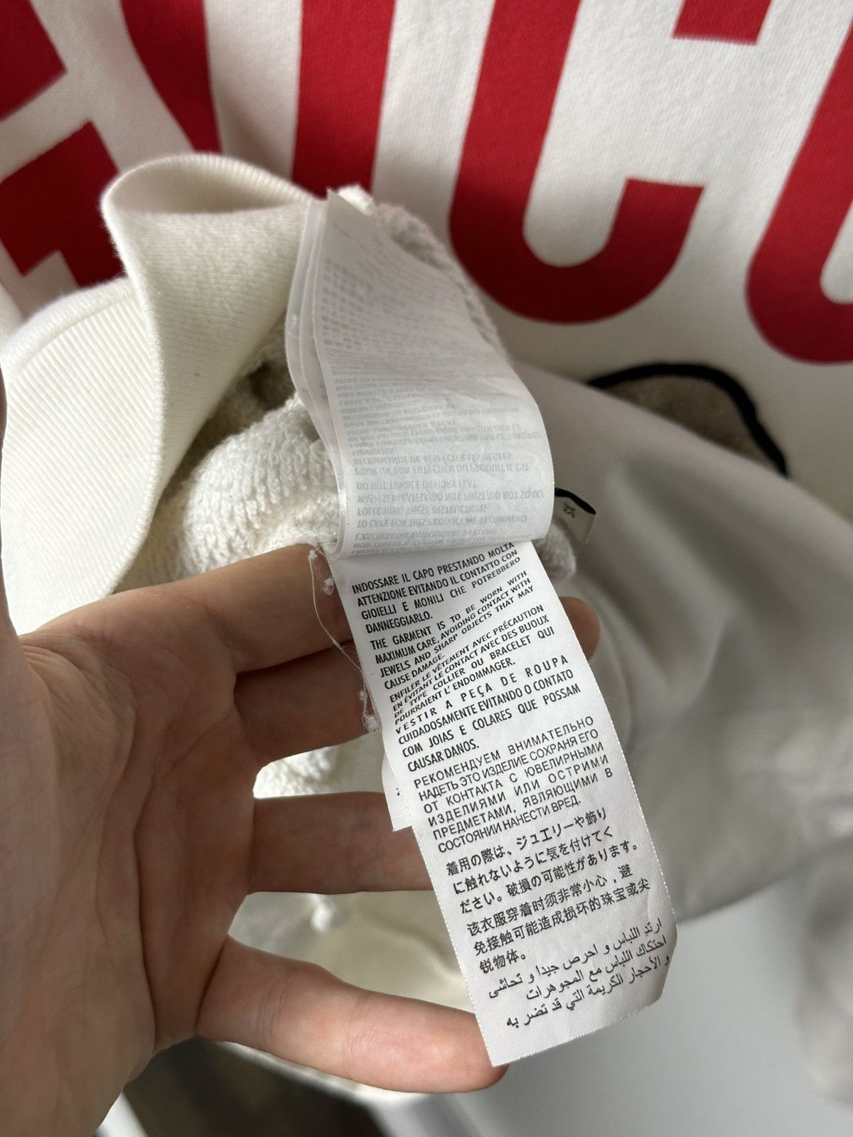 Gucci Gucci Lamb Logo White Sweatshirt Size US S / EU 44-46 / 1 - 10 Thumbnail