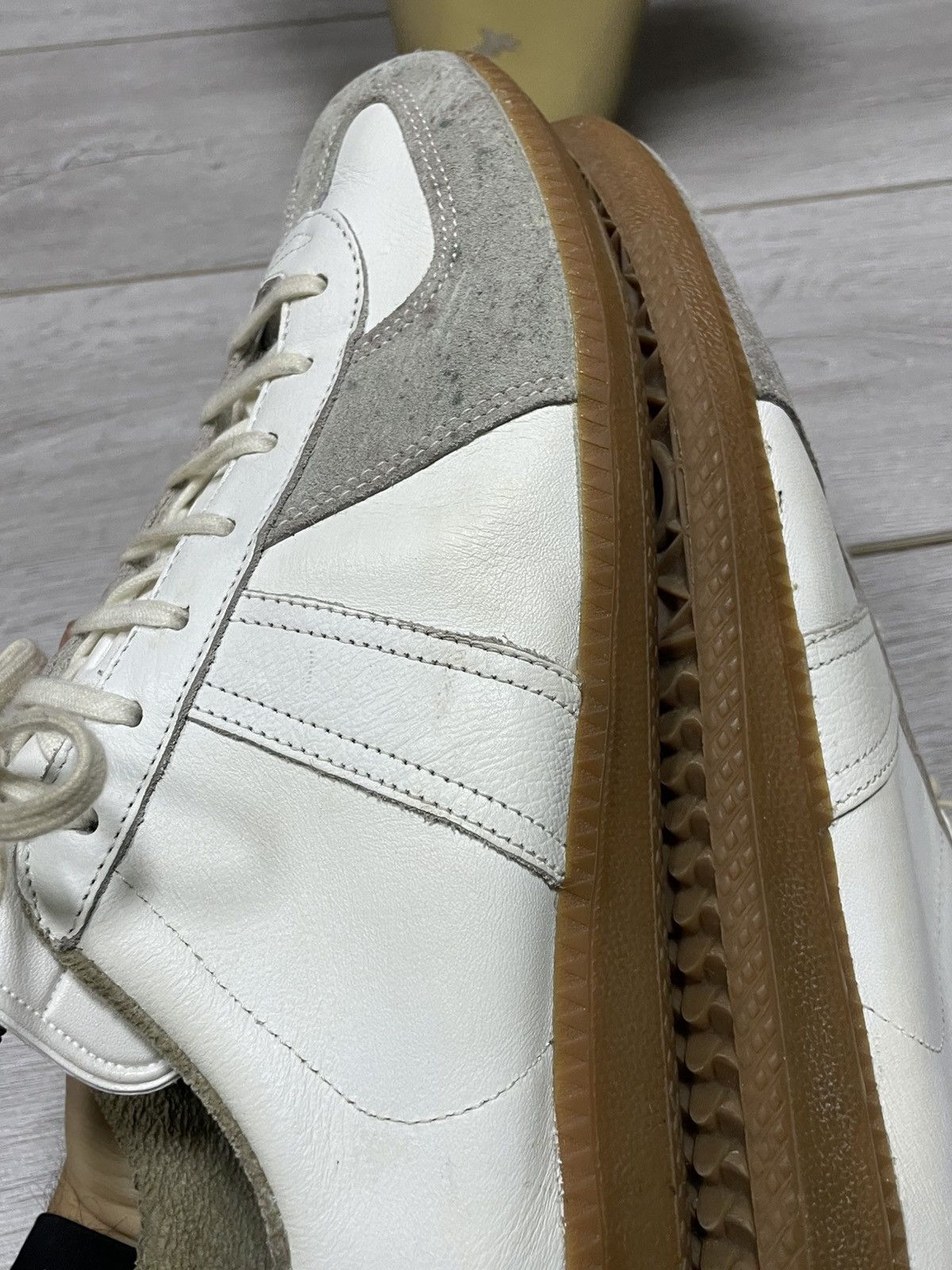 Vintage GAT Bw-sport 285 Margiela style vintage leather trainers Size US 11.5 / EU 44-45 - 13 Thumbnail