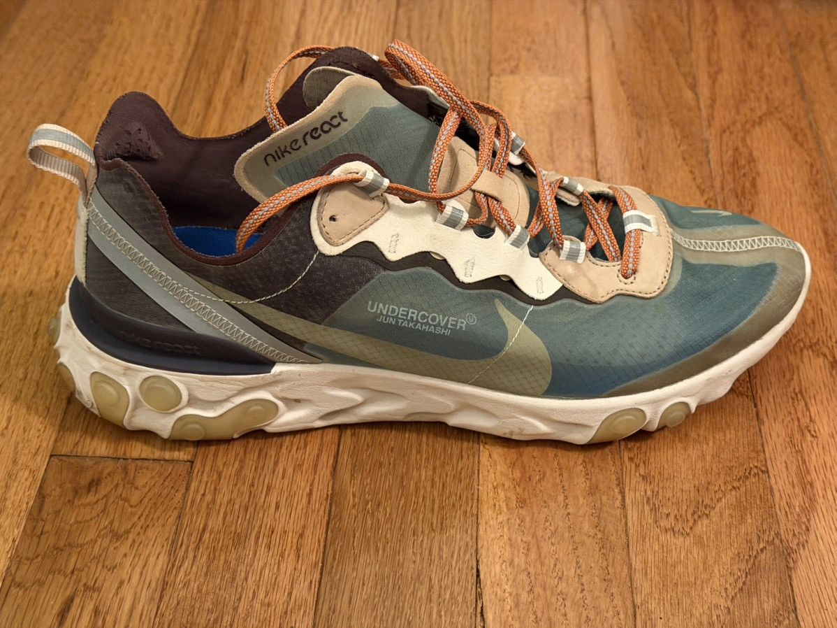 Nike × Undercover Nike x Undercover React Element 87 in Undercover Green Mist Size US 11 / EU 44 - 7 Thumbnail