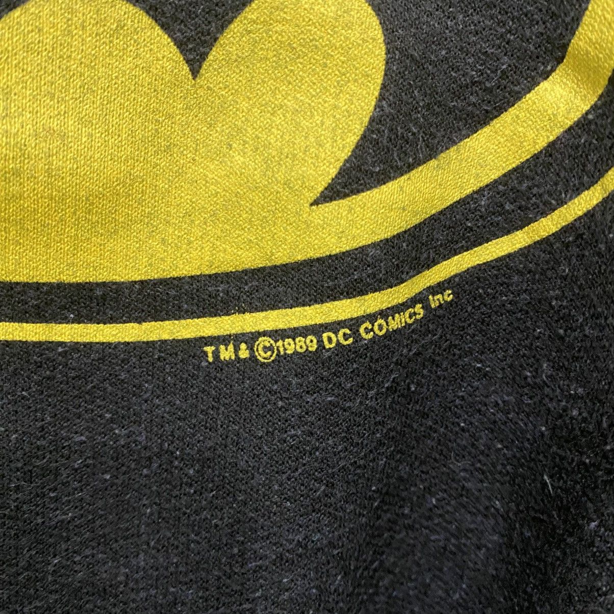 Other Vintage 80s Batman Big Logo Crewneck Sweatshirt Black Yellow Size US L / EU 52-54 / 3 - 5 Thumbnail