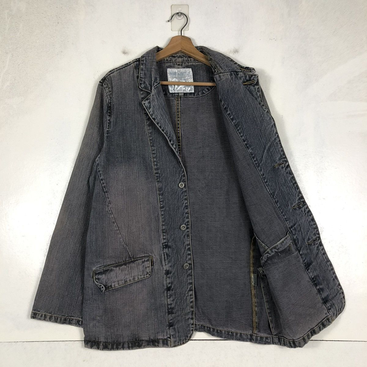 Japanese Brand 📌VINTAGE CHORE WORK DENIM JACKET JAPAN ISSEY MIYAKE Size US L / EU 52-54 / 3 - 12 Thumbnail