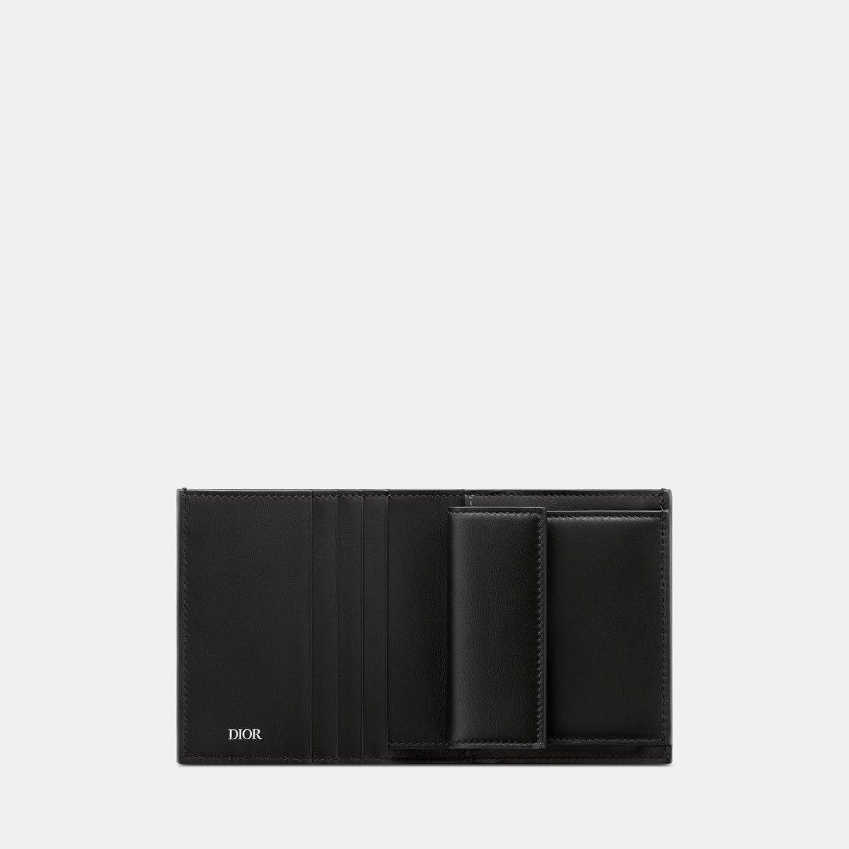 Dior o1bcso1str0226 Size :OS/ Compact Vertical Wallet in Black Size ONE SIZE - 3 Thumbnail