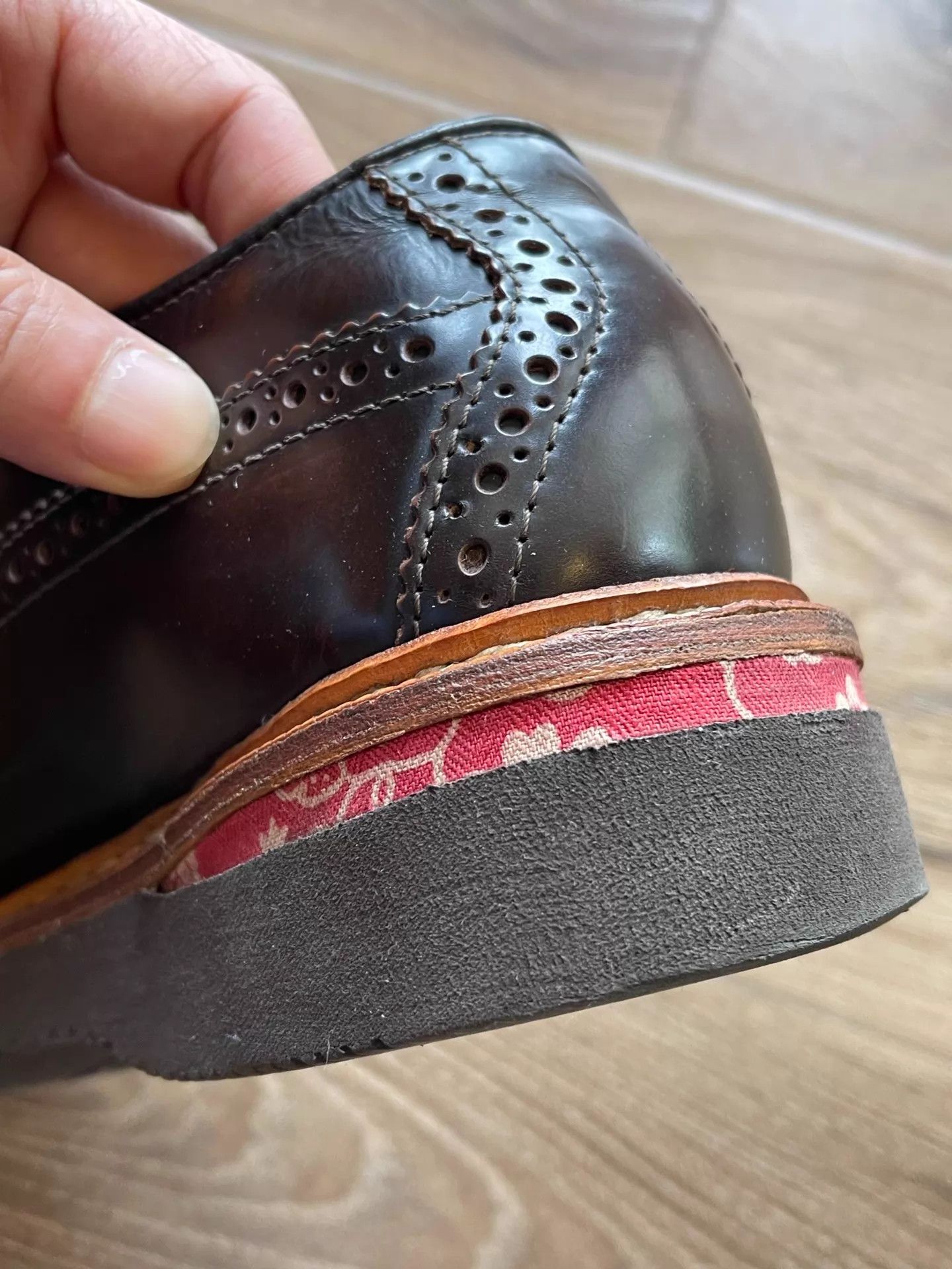 Visvim visvim patraician-wtfolk Cowhide Carved V-Sole Brown 9 Size US 9 / EU 42 - 6 Thumbnail